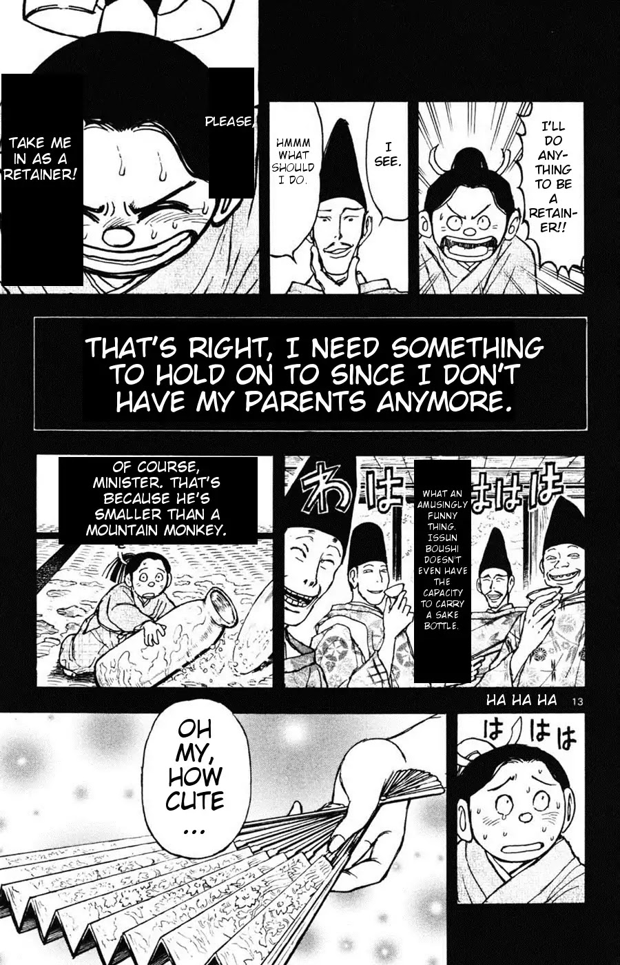 Moonlight Act Chapter 8 page 13 - Chapter 8: 2nd Article - Issun Boushi Part 4 - Issun Boushi And The Princess