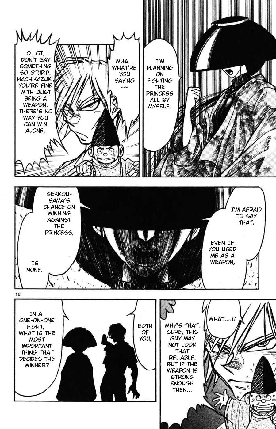 Moonlight Act Chapter 9 page 12 - Chapter 9: 2nd Article - Issun Boushi Part 5 - Issun Boushi And Gekkou, Scolded