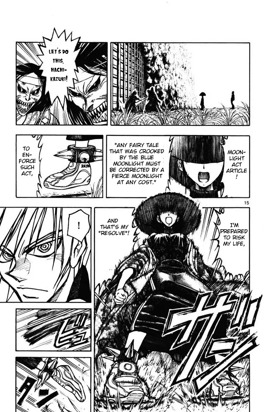 Moonlight Act Chapter 9 page 15 - Chapter 9: 2nd Article - Issun Boushi Part 5 - Issun Boushi And Gekkou, Scolded