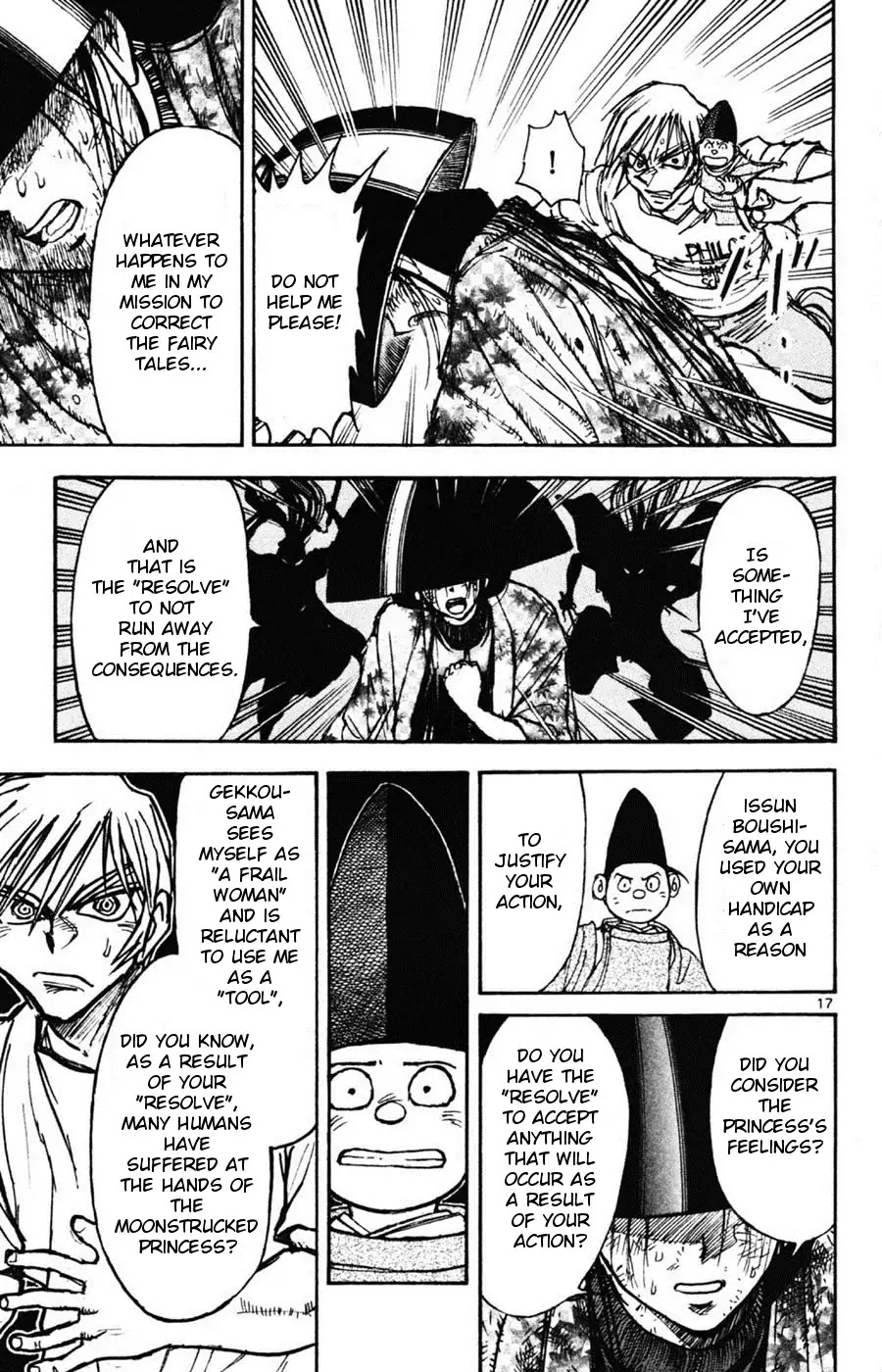 Moonlight Act Chapter 9 page 17 - Chapter 9: 2nd Article - Issun Boushi Part 5 - Issun Boushi And Gekkou, Scolded