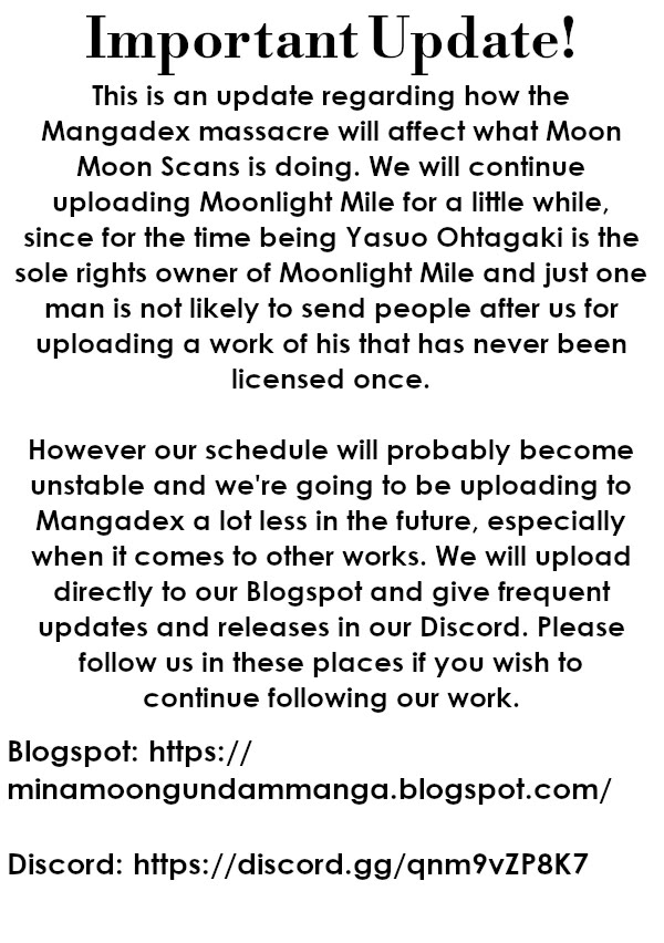 Moonlight Mile Chapter 13 page 1 - Chapter 13: Robot Days (3)