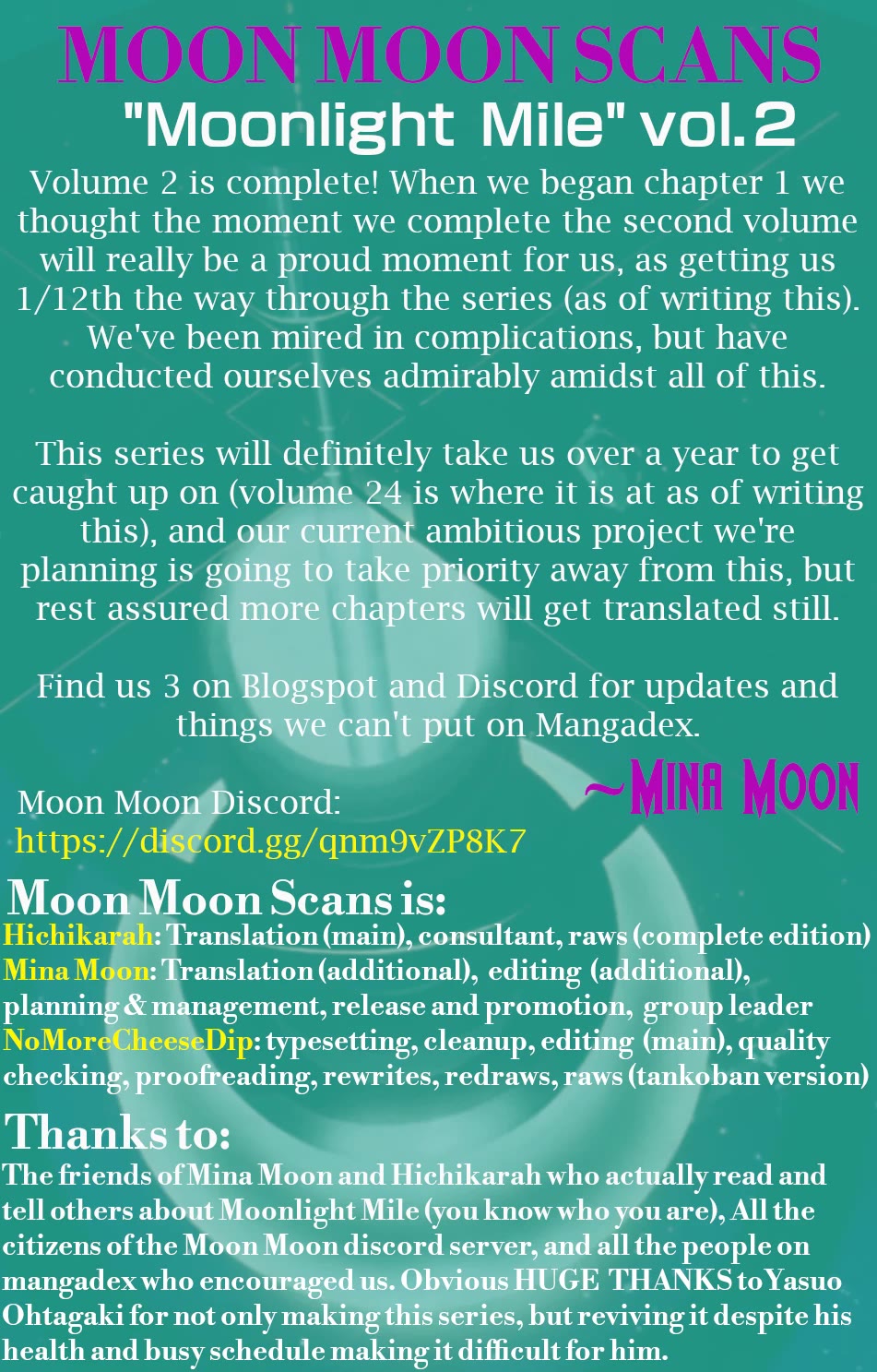 Moonlight Mile Chapter 17 page 25 - Chapter 17: Robot Days (6) Epilogue