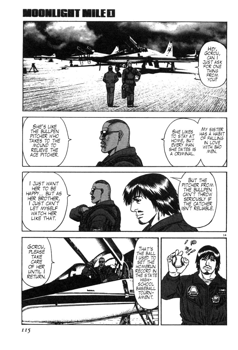 Moonlight Mile Chapter 4 page 14 - Chapter 4: We Love Baseball