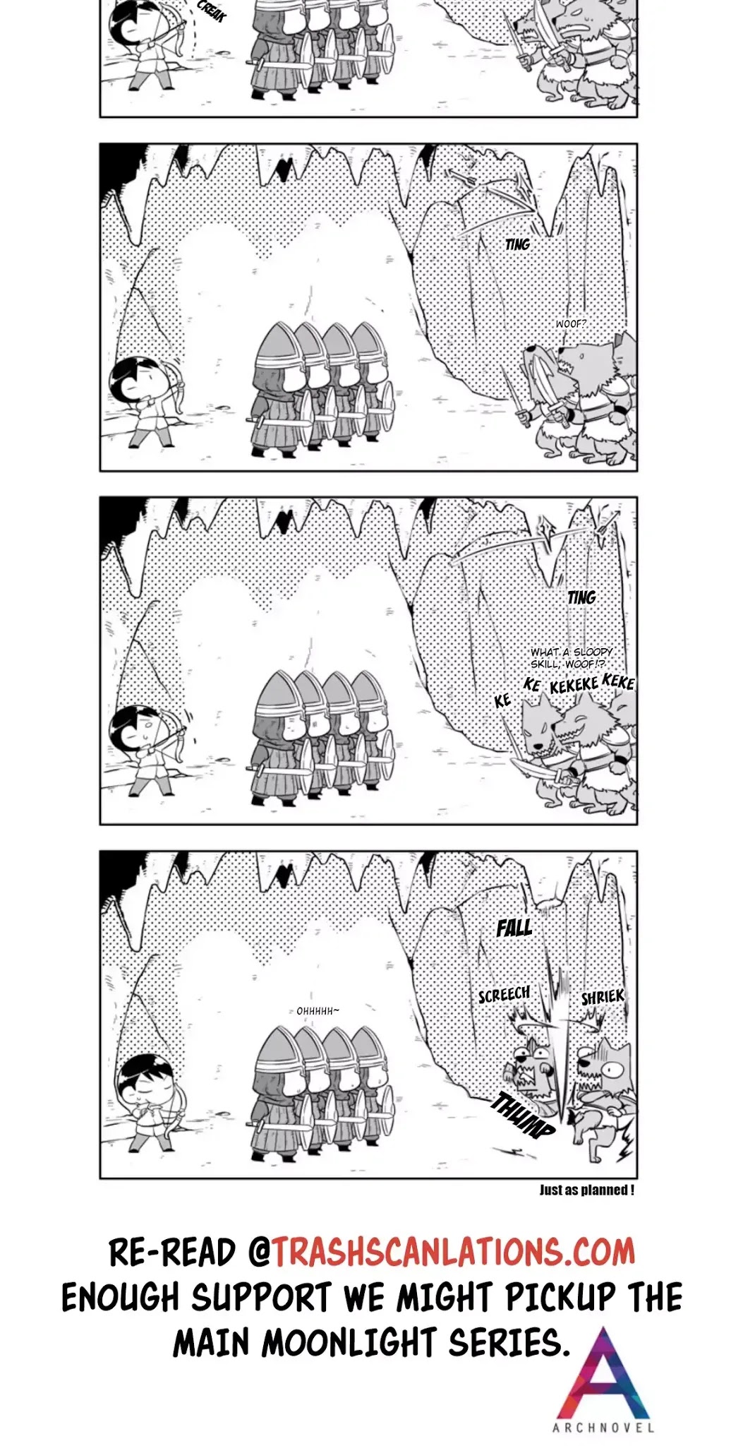 Moonlight Sculptor 4-koma Chapter 102 page 2 - Chapter 102: Archery