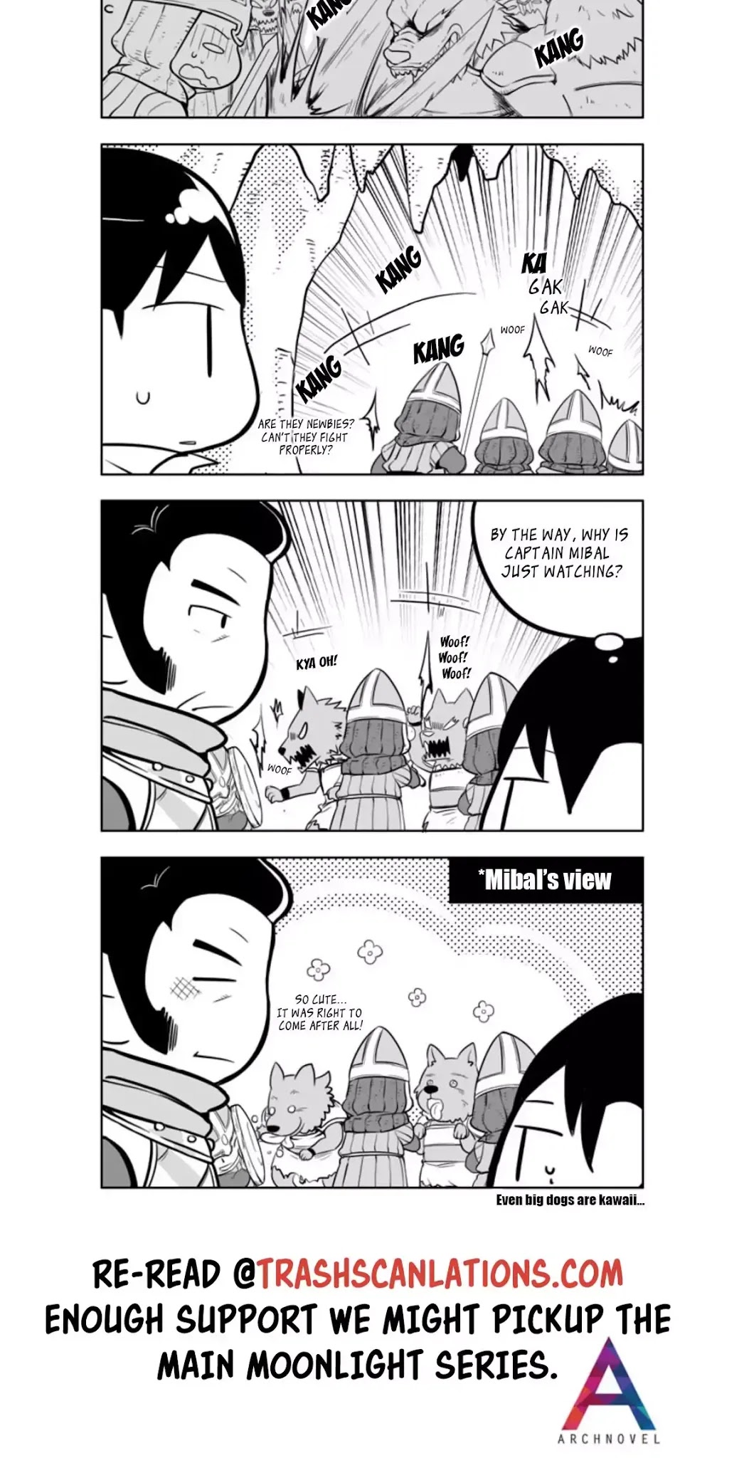 Moonlight Sculptor 4-koma Chapter 103 page 2 - Chapter 103: Watching Mibal