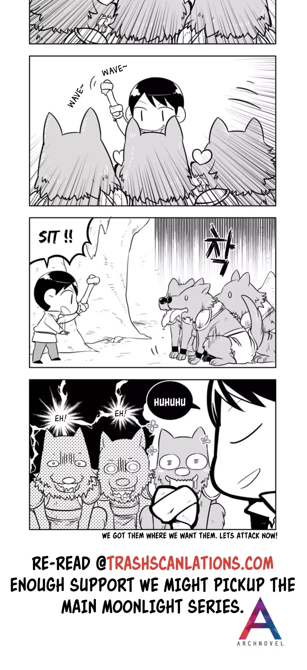 Moonlight Sculptor 4-koma Chapter 105 page 2 - Chapter 105: Training