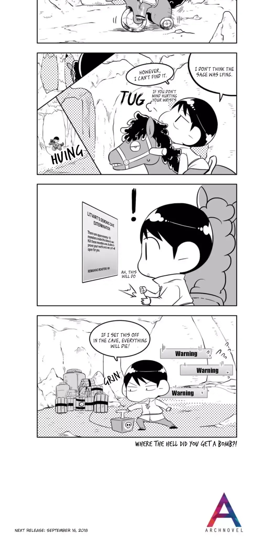 Moonlight Sculptor 4-koma Chapter 112 page 2 - Chapter 112: Find the Hidden Entrance