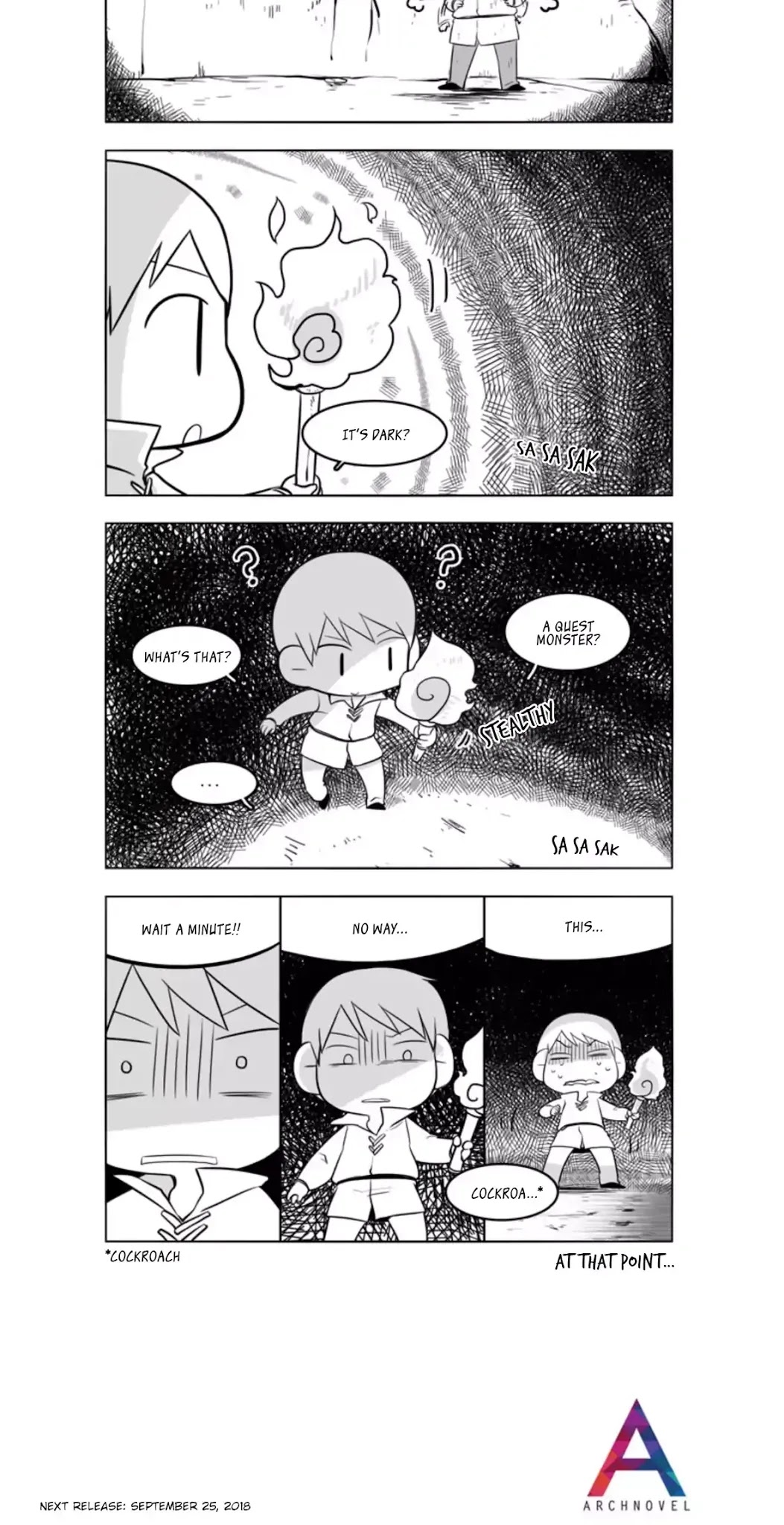 Moonlight Sculptor 4-koma Chapter 115 page 2 - Chapter 115: Inside hidden cave