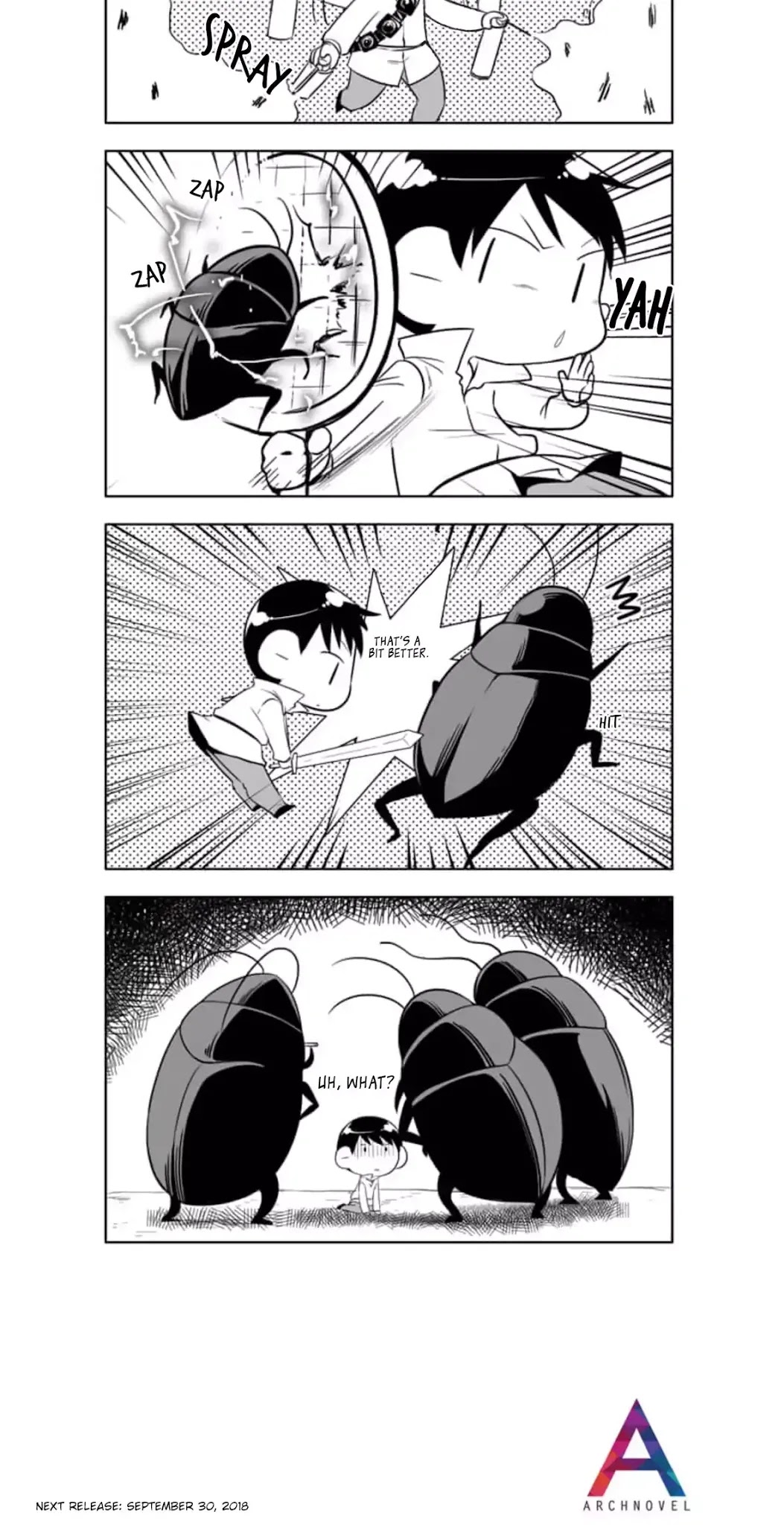Moonlight Sculptor 4-koma Chapter 116 page 2 - Chapter 116: Bug Hunting