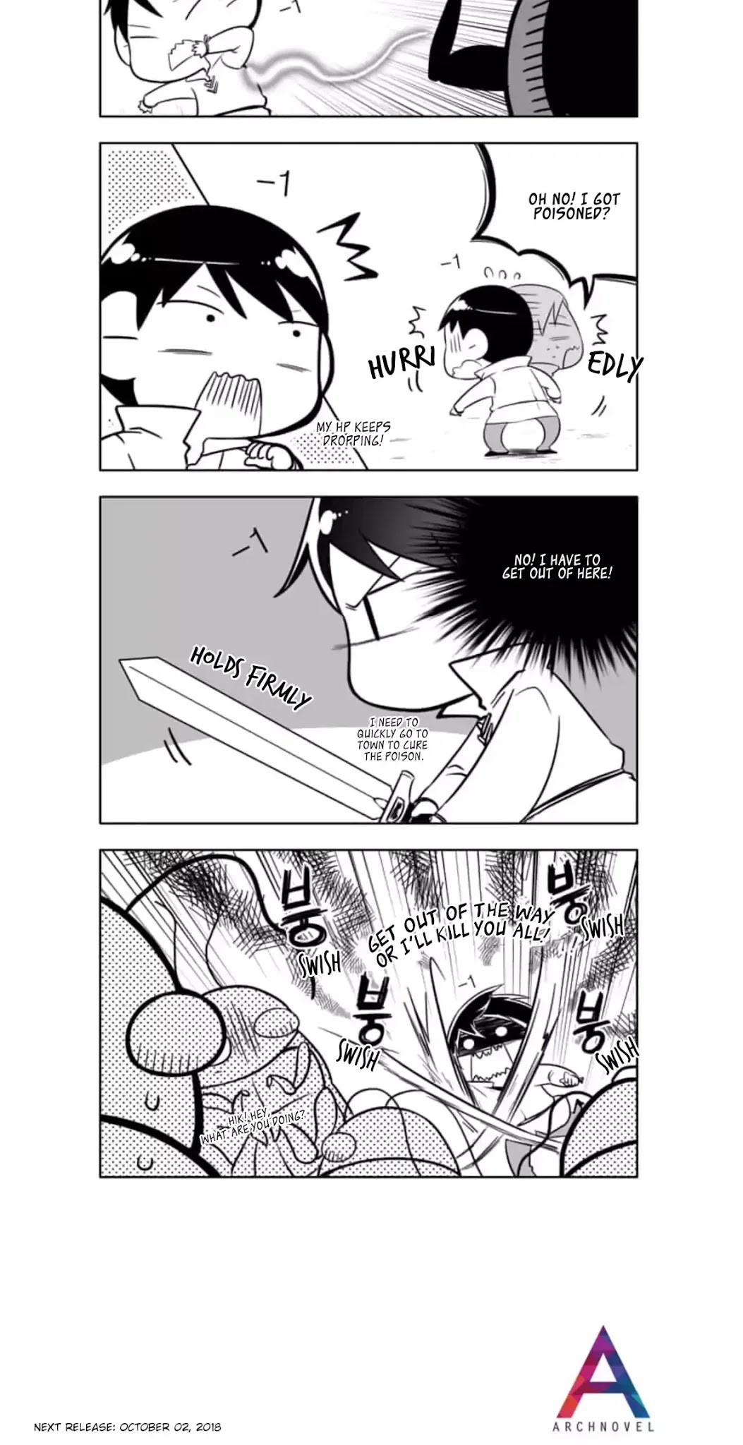 Moonlight Sculptor 4-koma Chapter 117 page 2 - Chapter 117: Poisoned