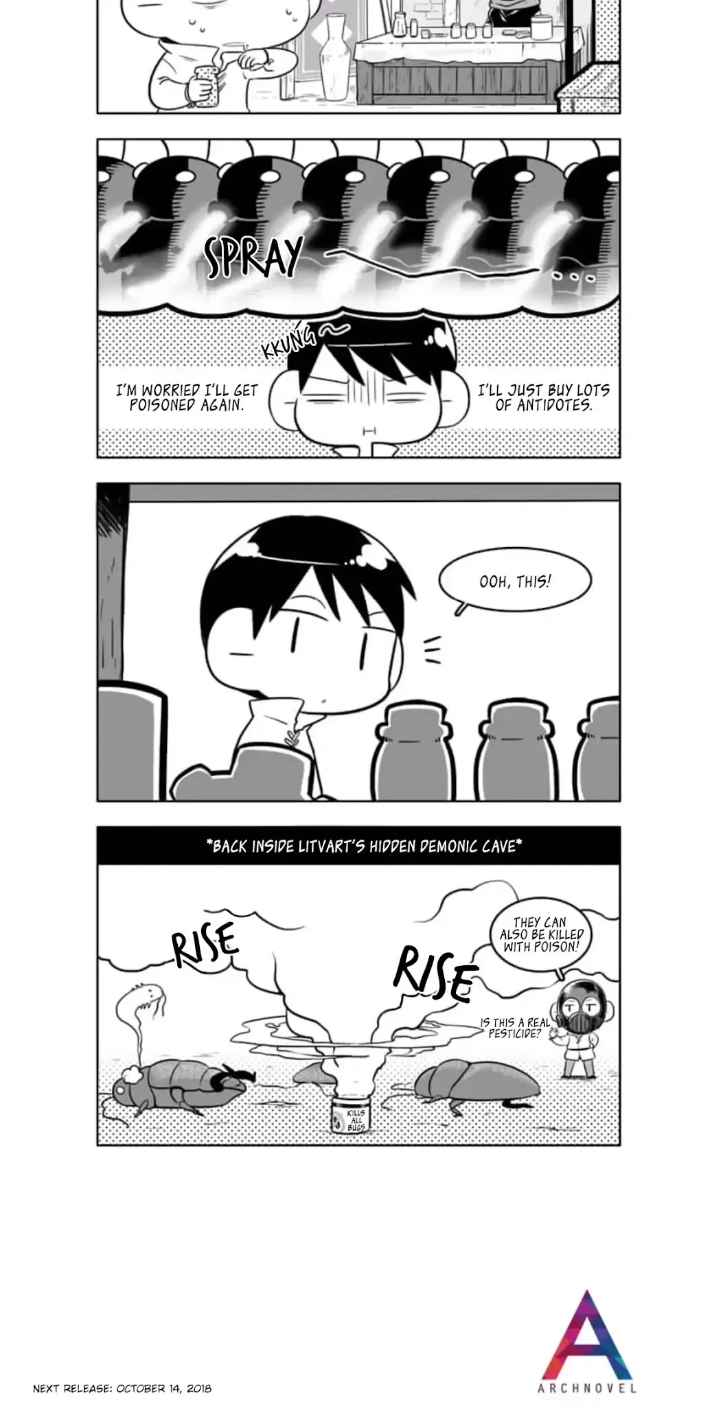 Moonlight Sculptor 4-koma Chapter 120 page 2 - Chapter 120: Poisoning Poison