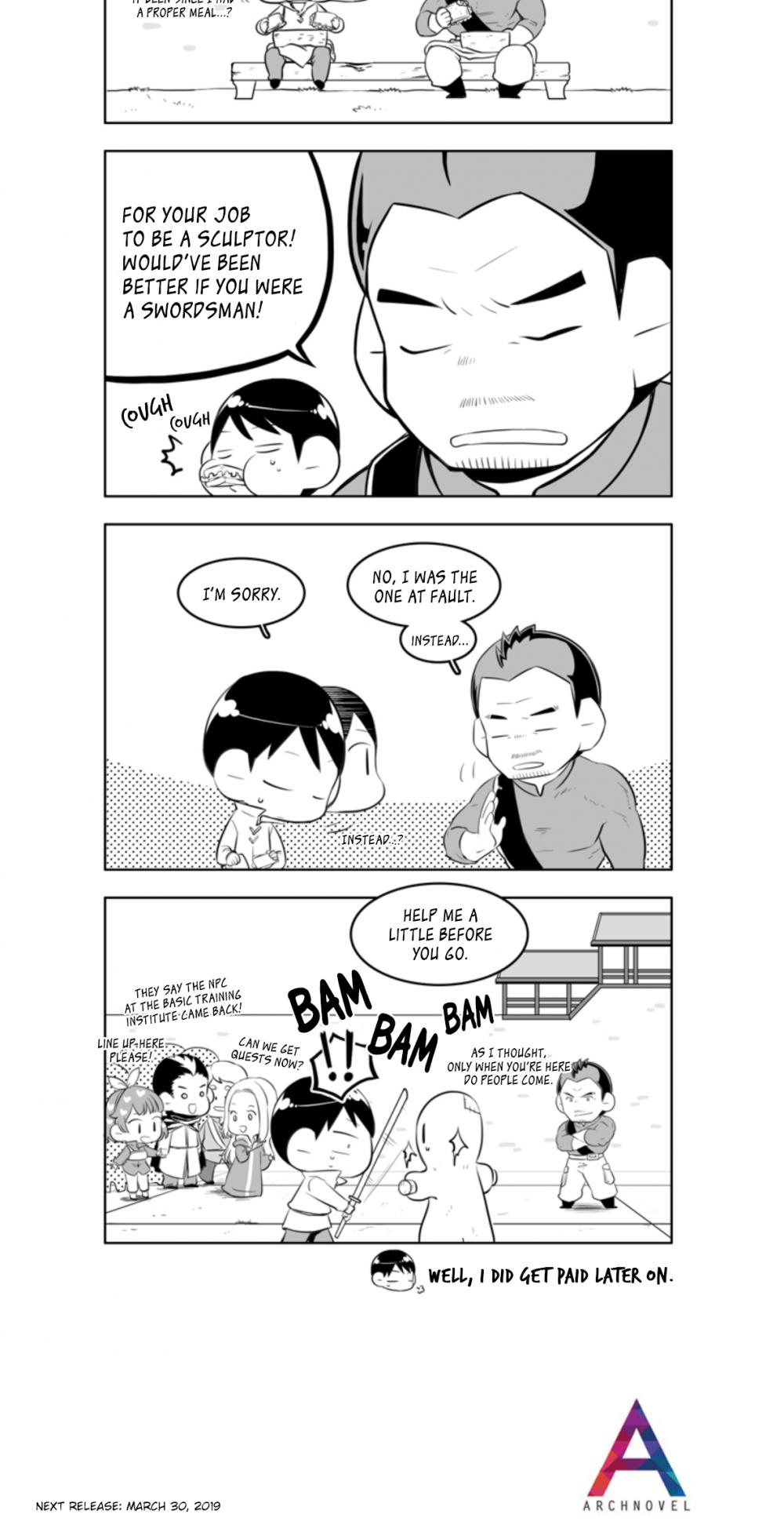Moonlight Sculptor 4-koma Chapter 133 page 2 - Chapter 133: The Pitiful Instructor