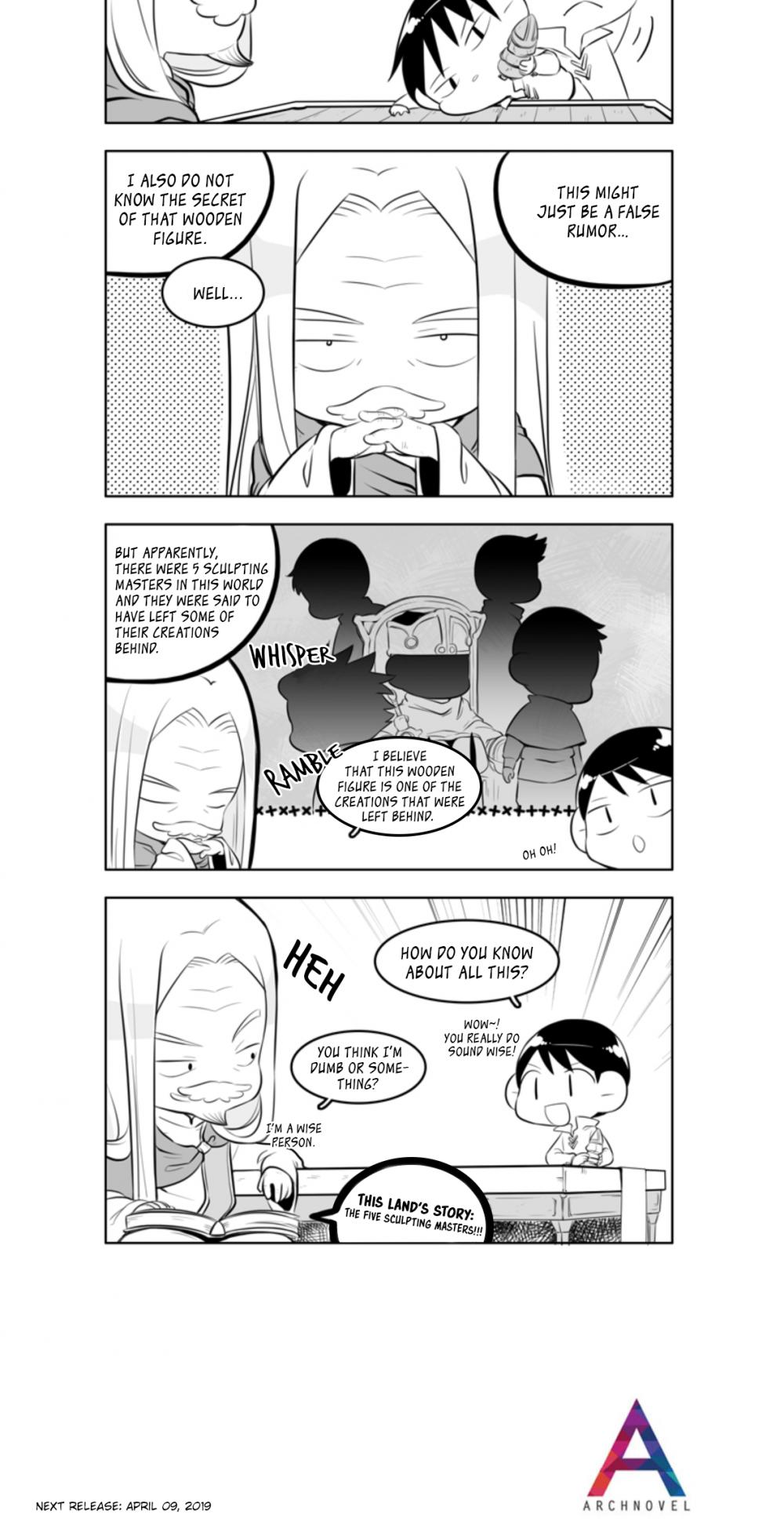 Moonlight Sculptor 4-koma Chapter 136 page 2 - Chapter 136: Nameless Sculpting Masters