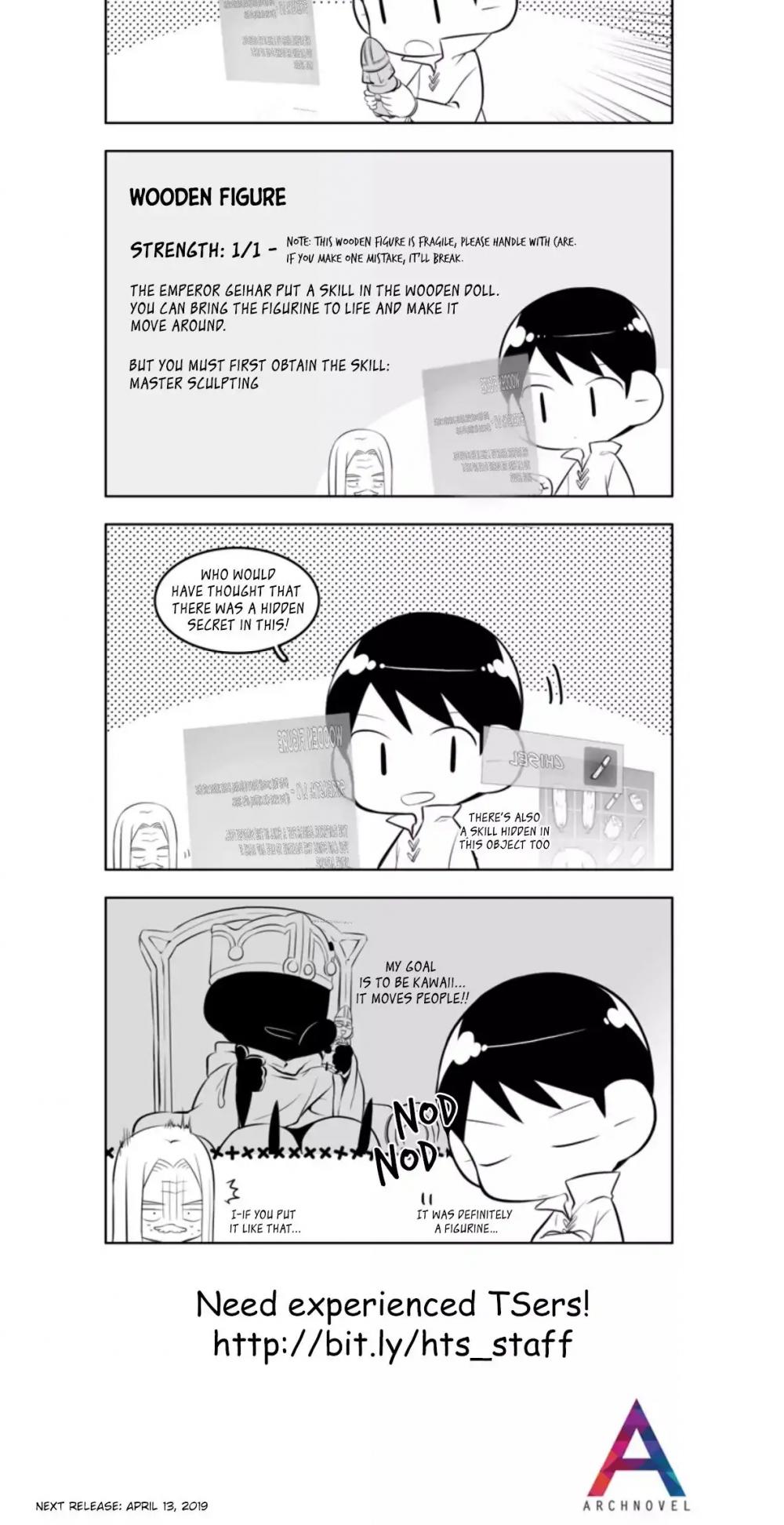 Moonlight Sculptor 4-koma Chapter 137 page 2 - Chapter 137: The Wooden Figures Skill