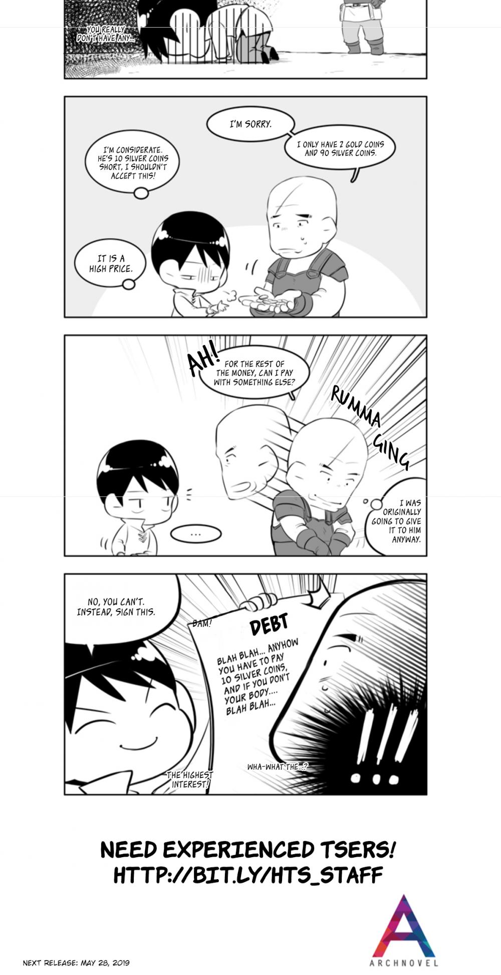 Moonlight Sculptor 4-koma Chapter 150 page 2 - Chapter 150: For the rest of The Payment