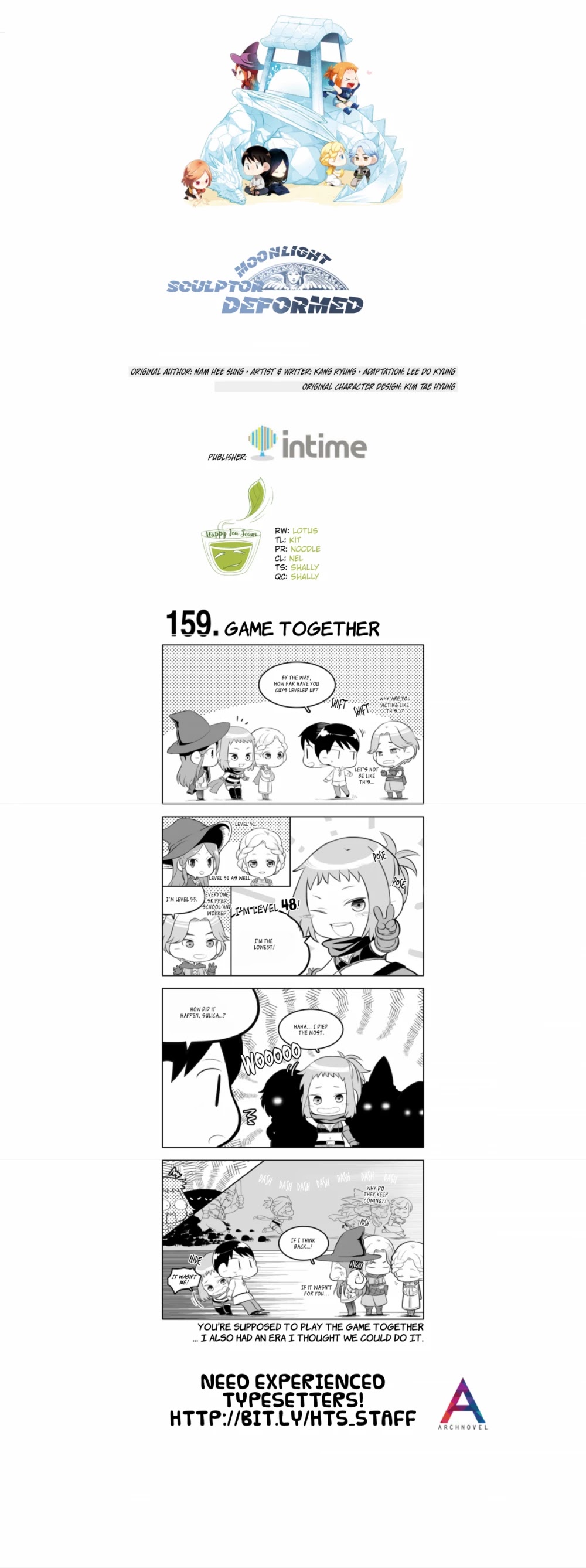 Moonlight Sculptor 4-koma Chapter 159 page 1 - Chapter 159: Game together