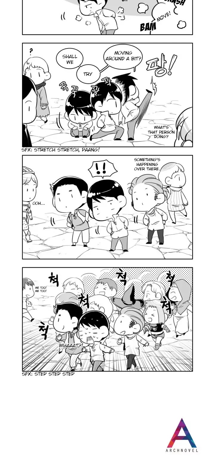 Moonlight Sculptor 4-koma Chapter 24 page 2 - Chapter 24: Warm Up Exercise