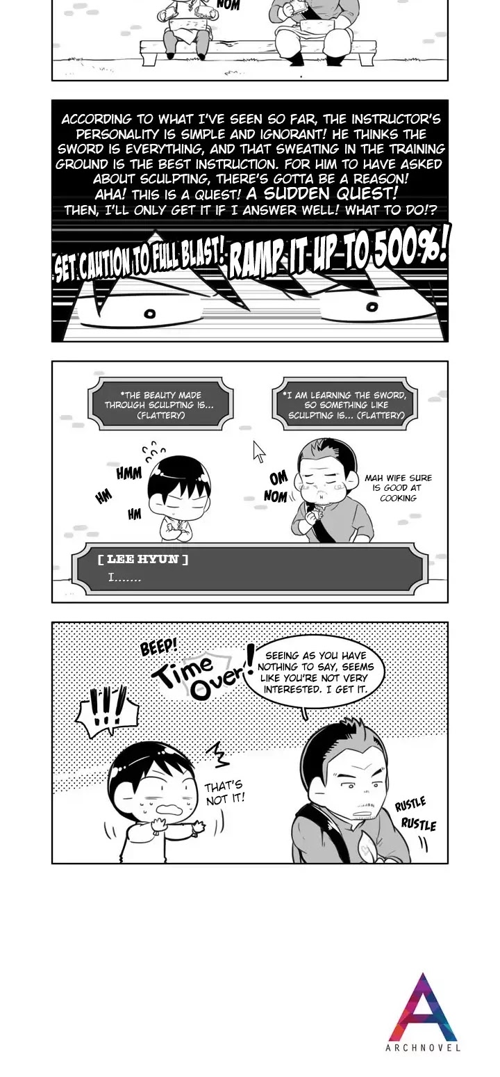 Moonlight Sculptor 4-koma Chapter 32 page 2 - Chapter 32: A Sudden Quest