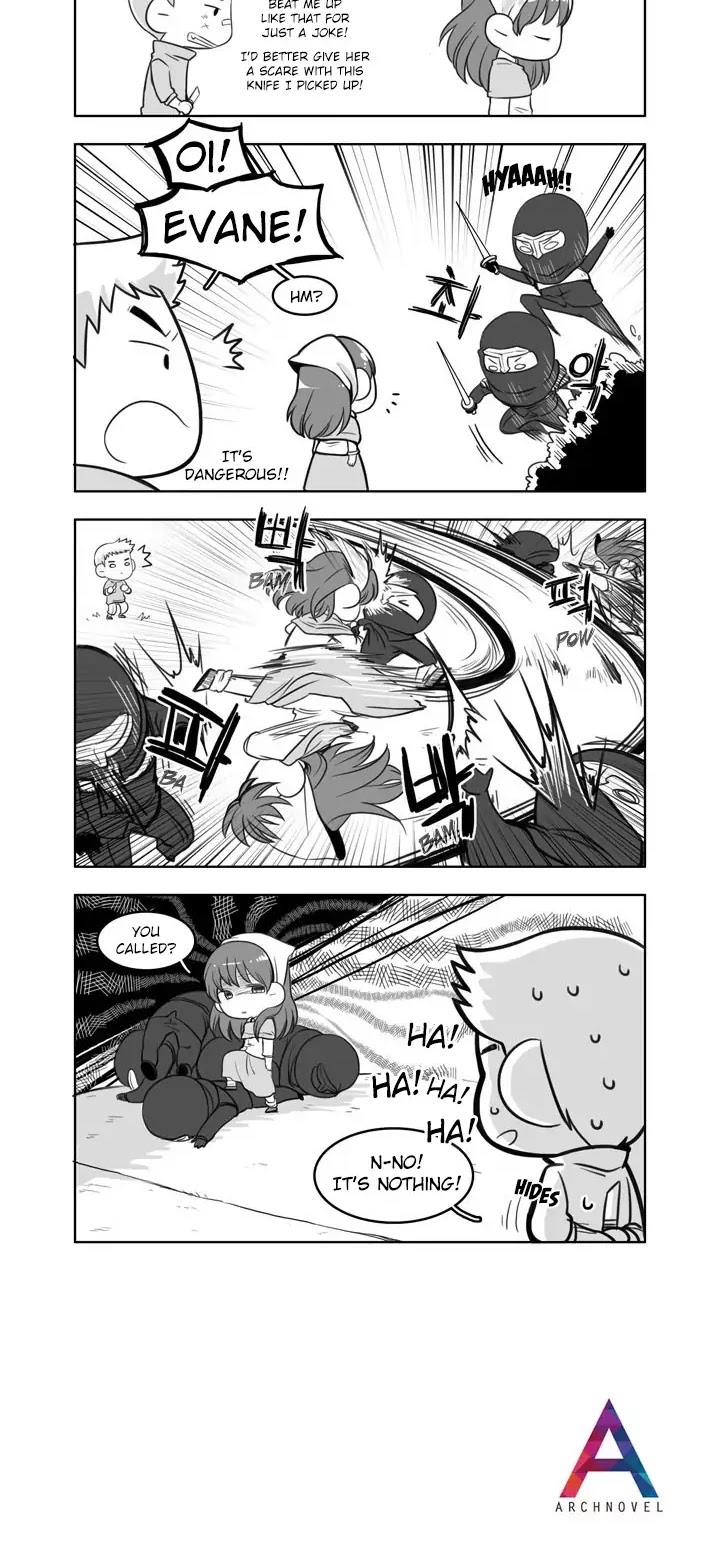 Moonlight Sculptor 4-koma Chapter 42 page 2 - Chapter 42: Queen Evane's Past, Part 2