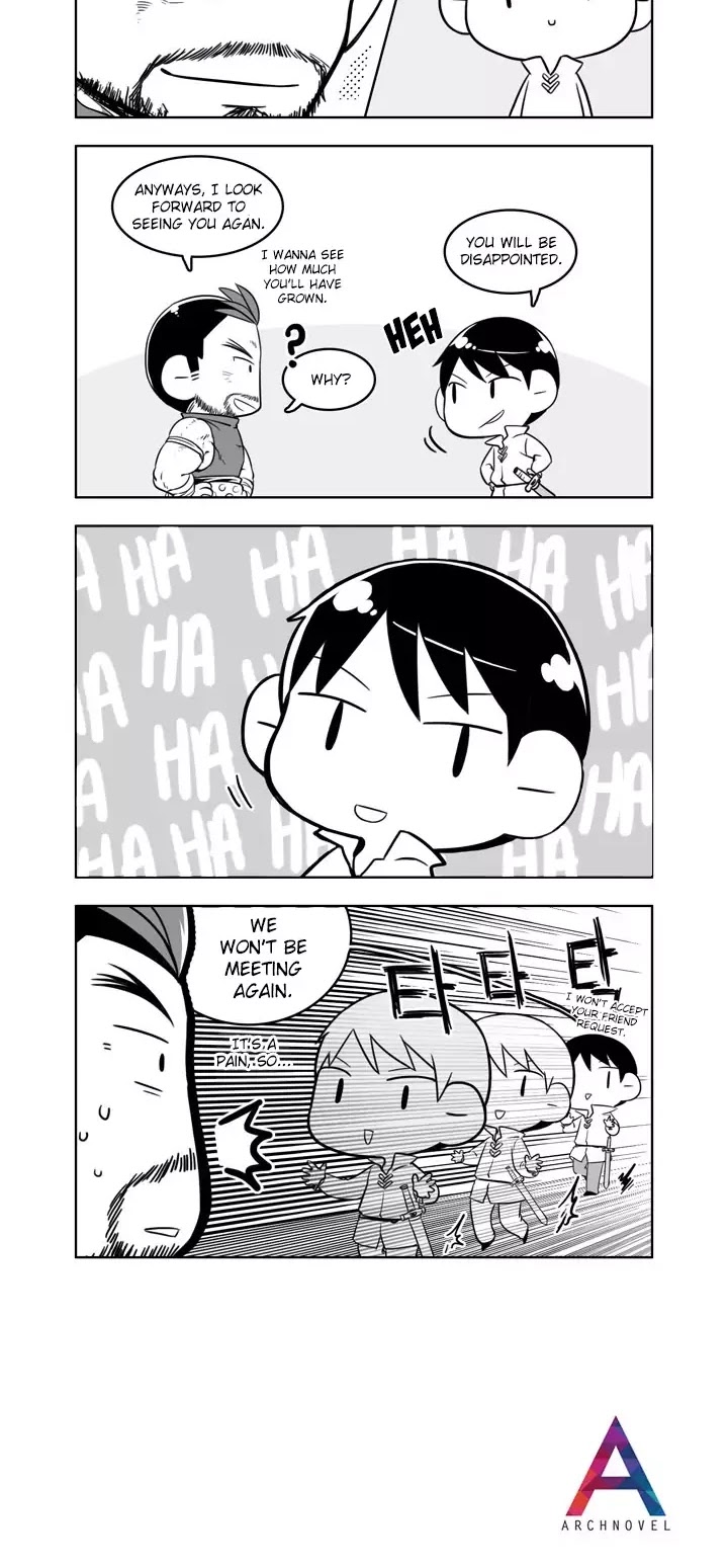 Moonlight Sculptor 4-koma Chapter 55 page 2 - Chapter 55: Saying Goodbye, Part 2