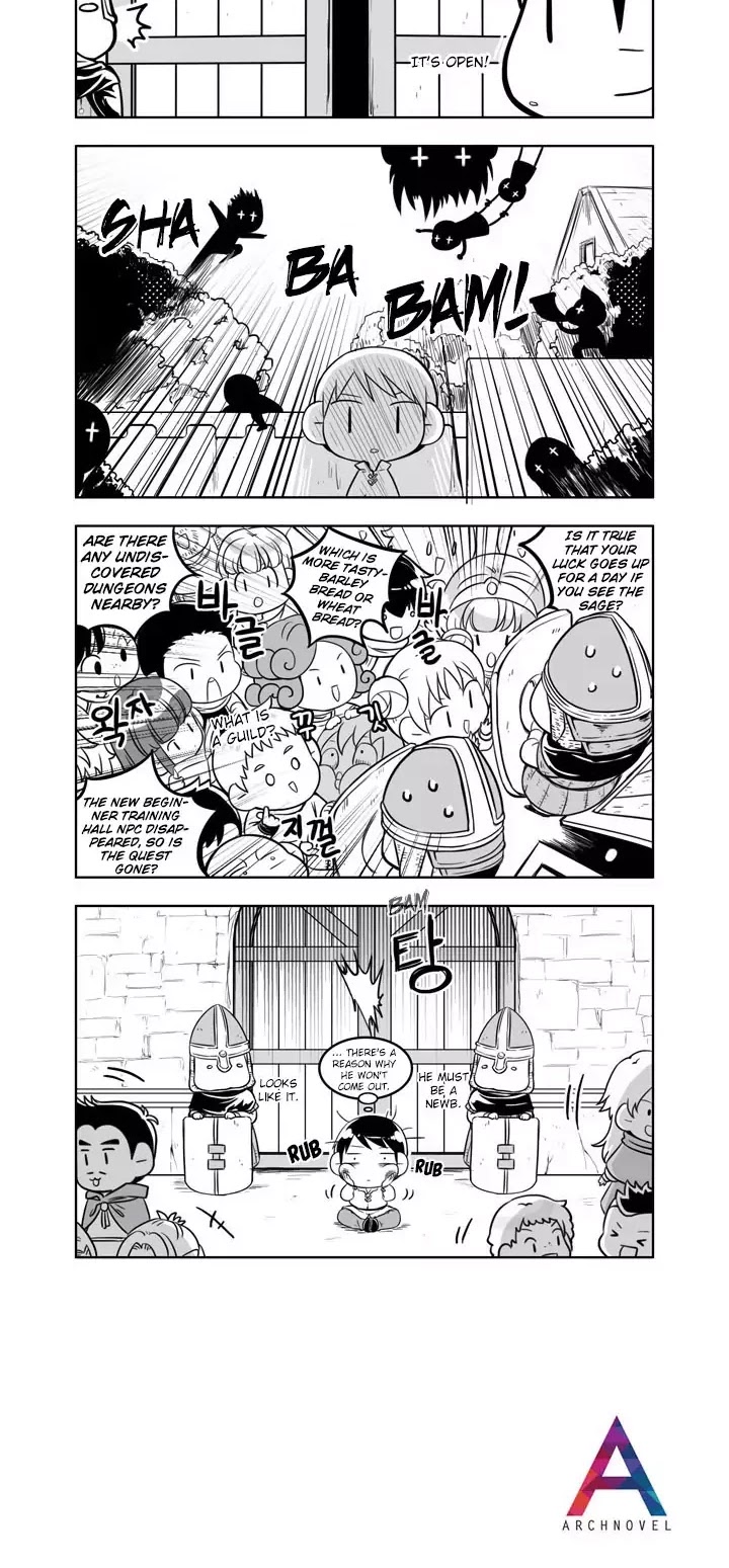 Moonlight Sculptor 4-koma Chapter 57 page 2 - Chapter 57: In Front of Rodrias' Mansion, Part 2