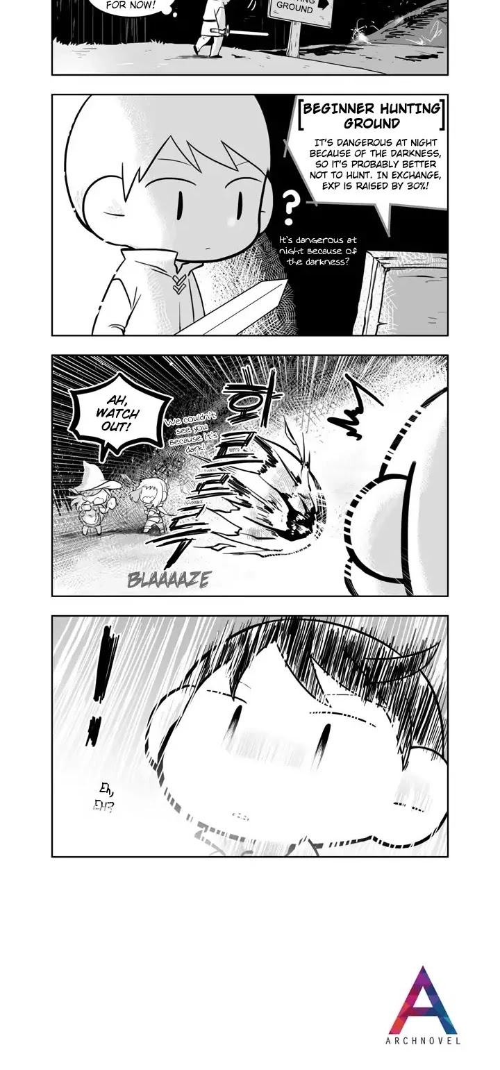 Moonlight Sculptor 4-koma Chapter 60 page 2 - Chapter 60: Beginner Hunting Ground