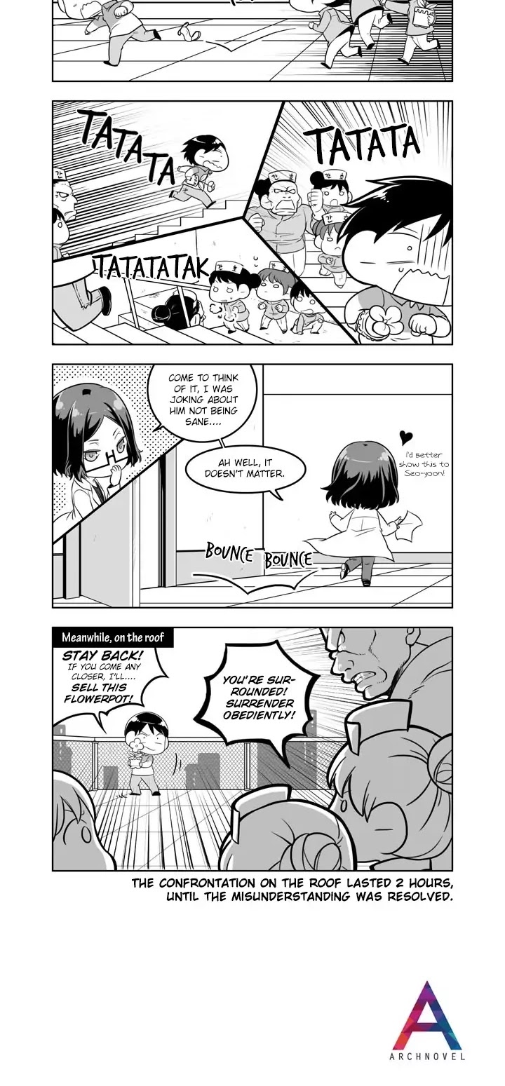 Moonlight Sculptor 4-koma Chapter 74 page 2 - Chapter 74: Hospital Breakout