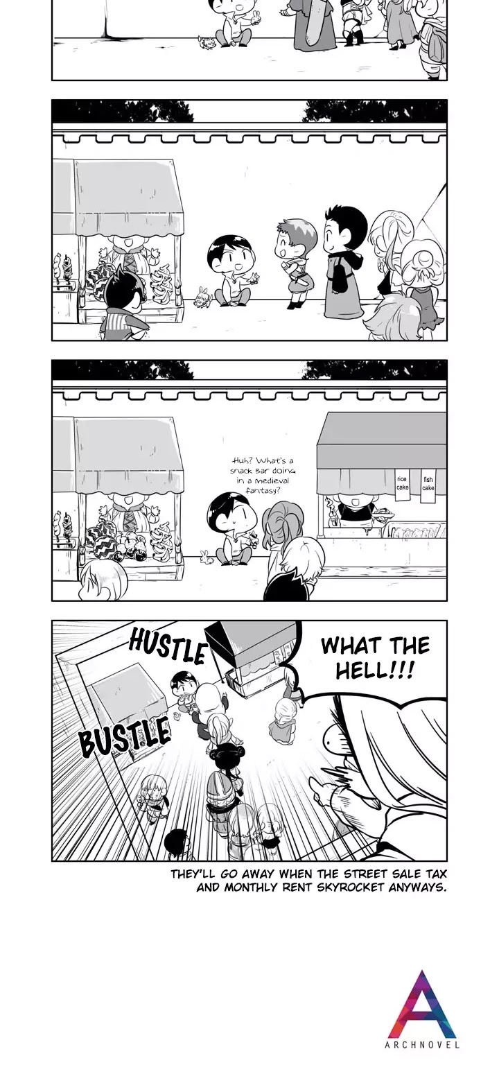 Moonlight Sculptor 4-koma Chapter 77 page 2 - Chapter 77: Street Stalls