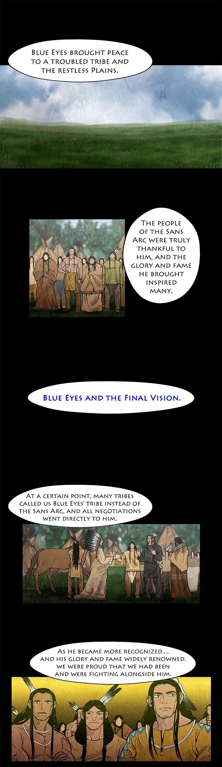 Moonlit Hair Chapter 1.30 page 1 - Vol.01 Chapter 30: The Future of the Sans Arc