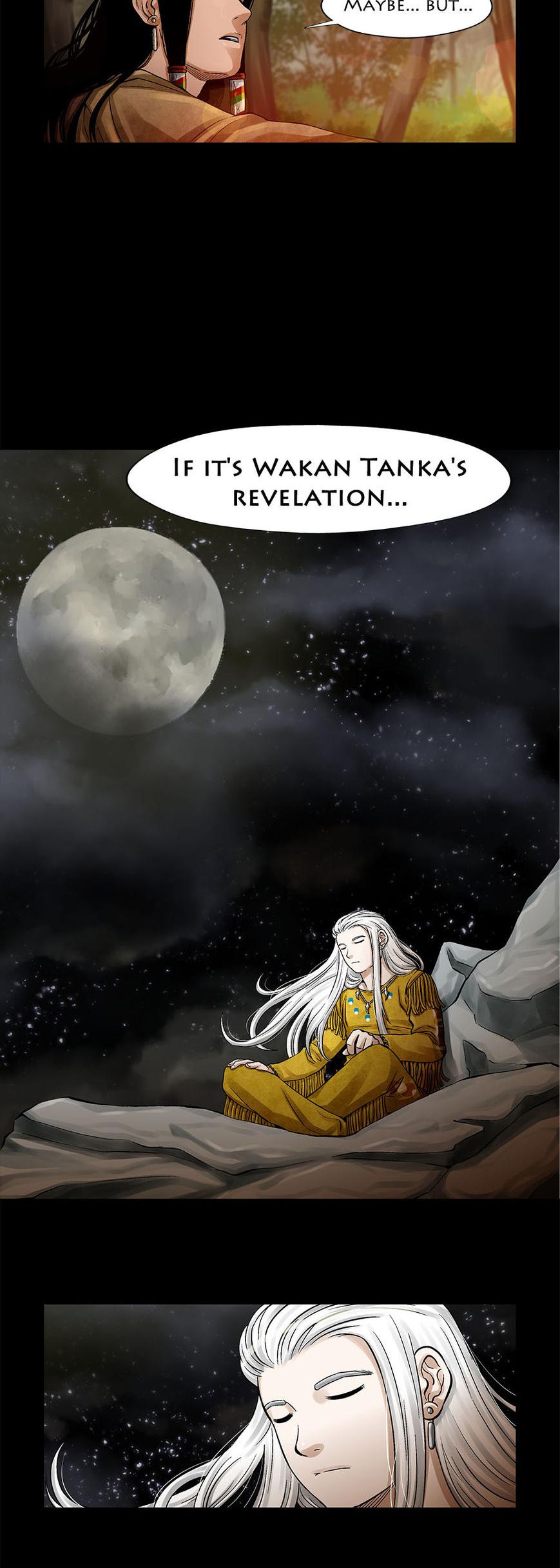 Moonlit Hair Chapter 1.34 page 12 - Vol.01 Chapter 34: Wakan Tanka's Revelation