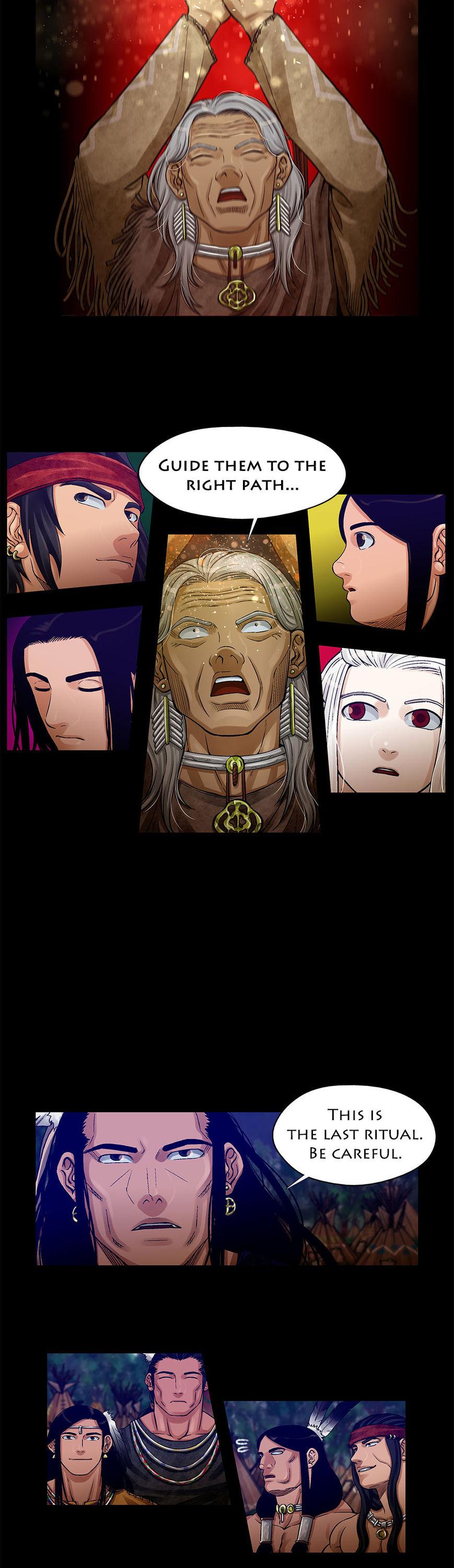 Moonlit Hair Chapter 1.34 page 2 - Vol.01 Chapter 34: Wakan Tanka's Revelation
