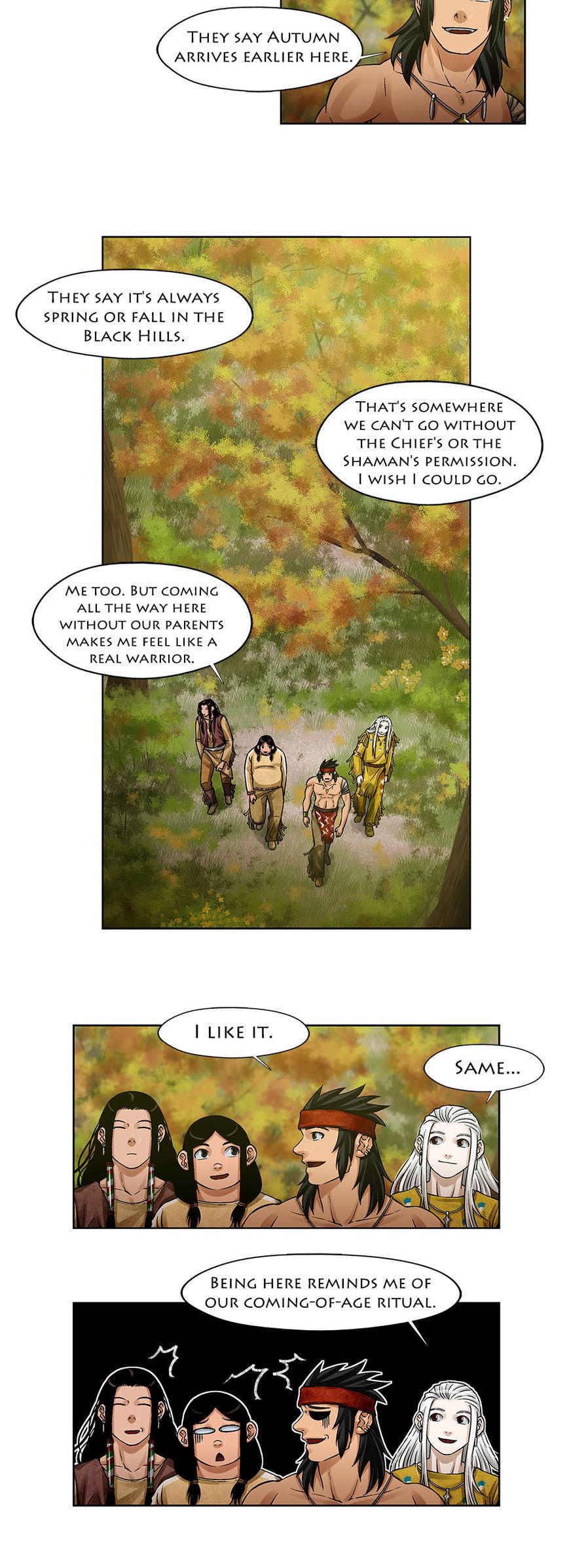 Moonlit Hair Chapter 1.34 page 8 - Vol.01 Chapter 34: Wakan Tanka's Revelation