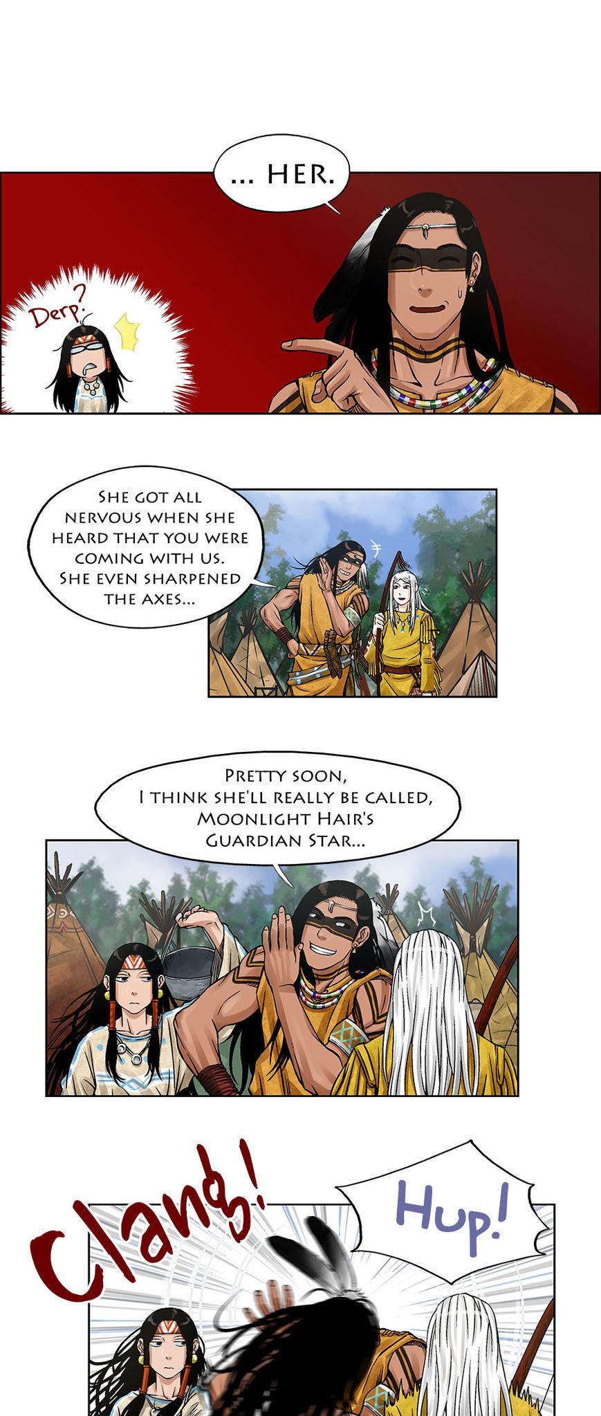 Moonlit Hair Chapter 1.8 page 4 - Vol.01 Chapter 8: Finding the Kiowa