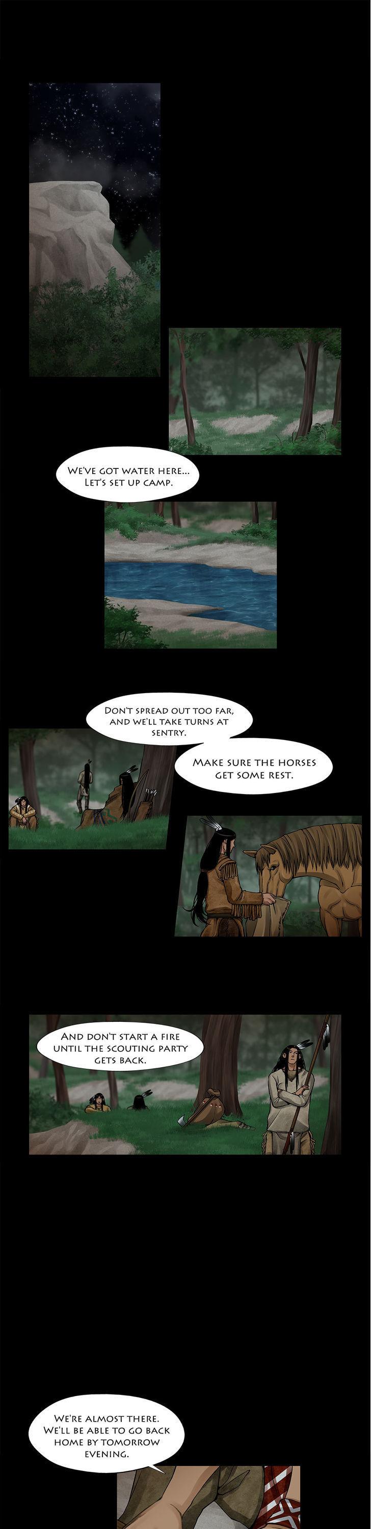 Moonlit Hair Chapter 2.9 page 1 - Vol.02 Chapter 9: Stained In Red