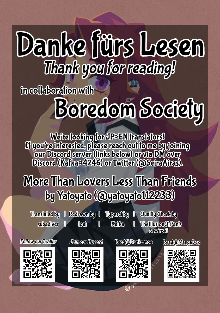 More Than Lovers, Less Than Friends Chapter 27 page 14 - Chapter 27