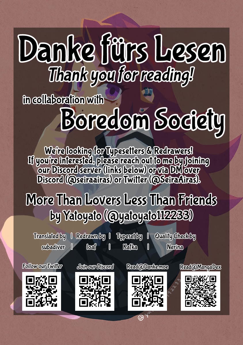 More Than Lovers, Less Than Friends Chapter 33 page 17 - Chapter 33