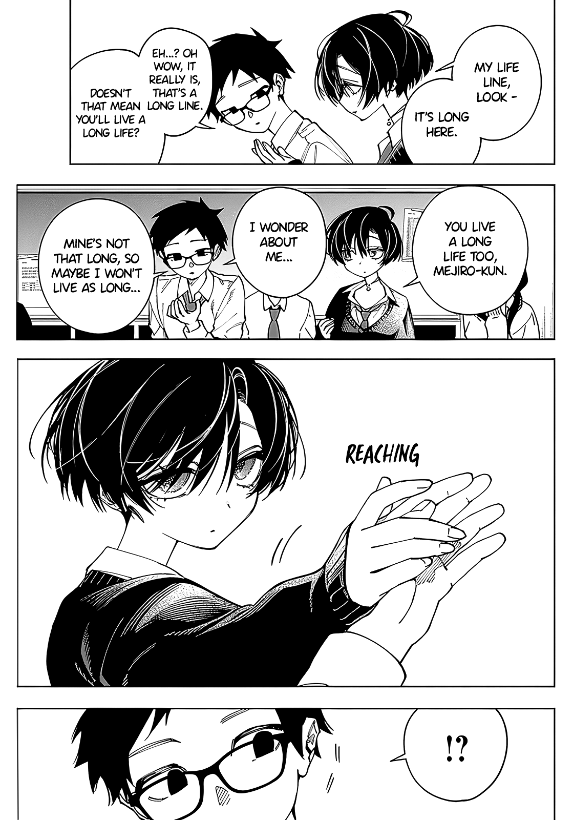 Morino-san Just Won't Leave Me Be Chapter 1 page 10 - Chapter 1: Languid Palm Reading