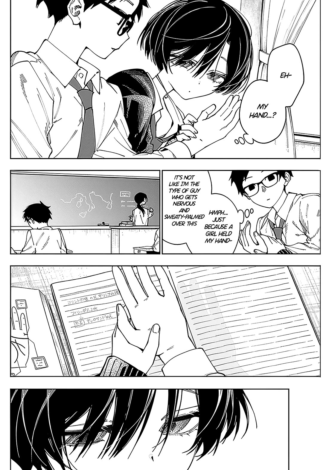 Morino-san Just Won't Leave Me Be Chapter 1 page 11 - Chapter 1: Languid Palm Reading