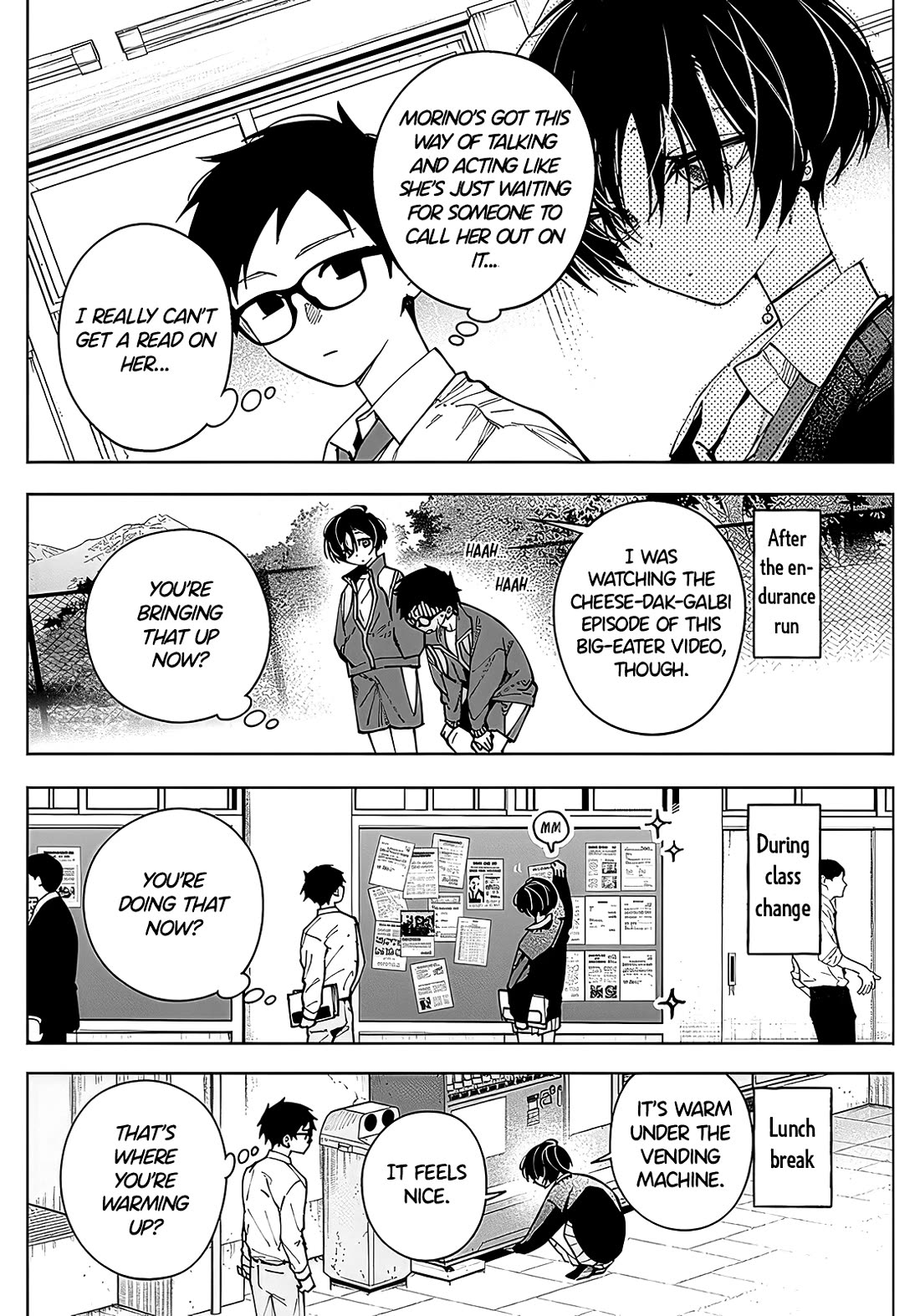Morino-san Just Won't Leave Me Be Chapter 1 page 7 - Chapter 1: Languid Palm Reading