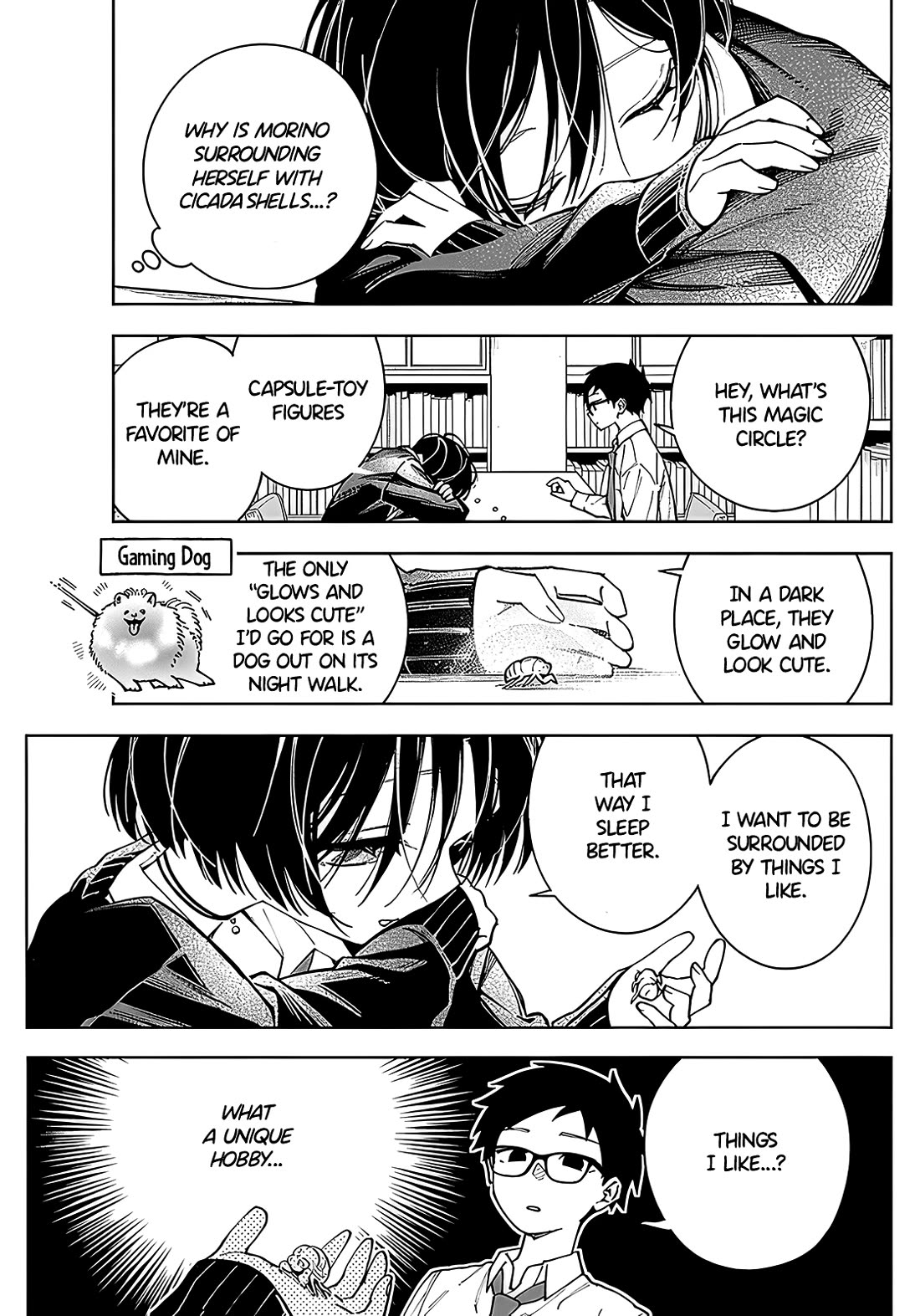 Morino-san Just Won't Leave Me Be Chapter 2 page 3 - Chapter 2: Languid Cicada