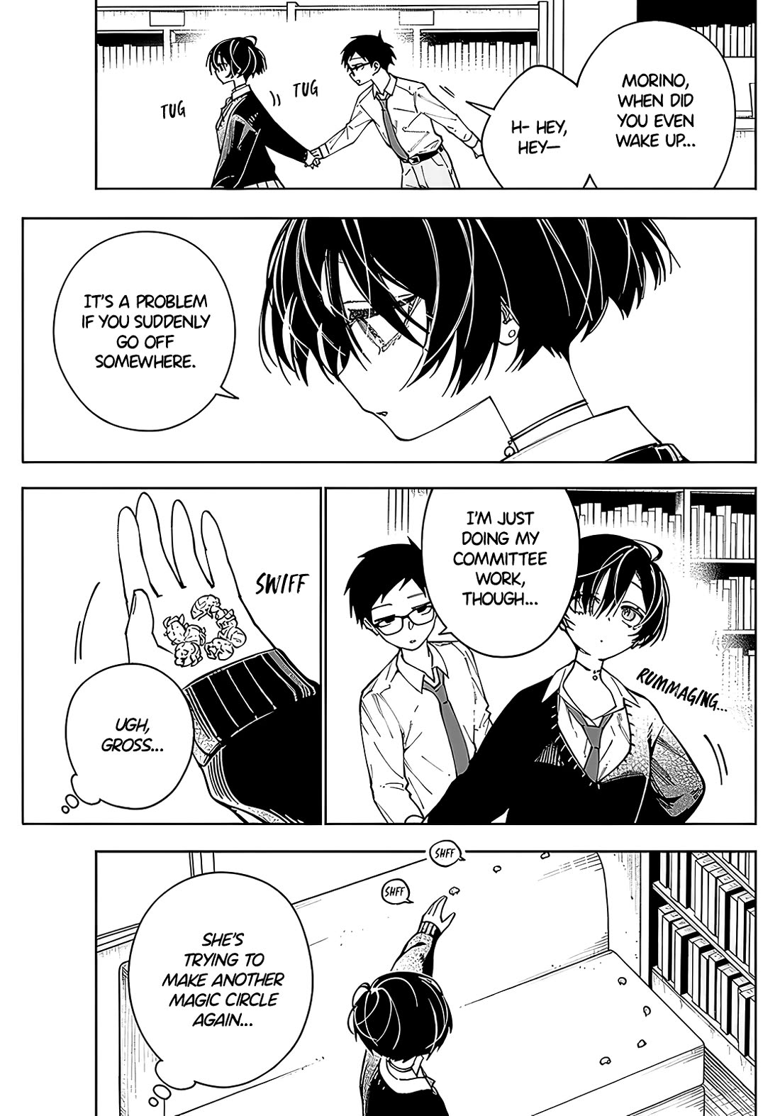 Morino-san Just Won't Leave Me Be Chapter 2 page 7 - Chapter 2: Languid Cicada