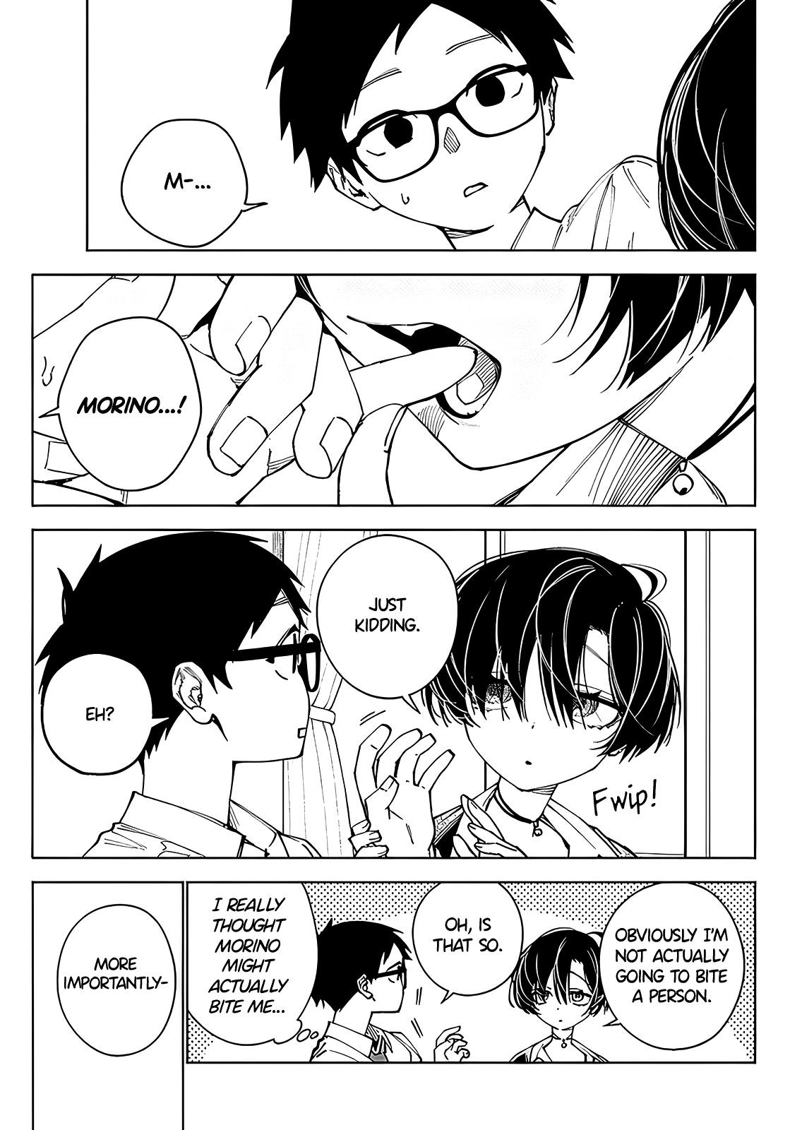 Morino-san Just Won't Leave Me Be Chapter 3 page 9 - Chapter 3: Languid Nibble