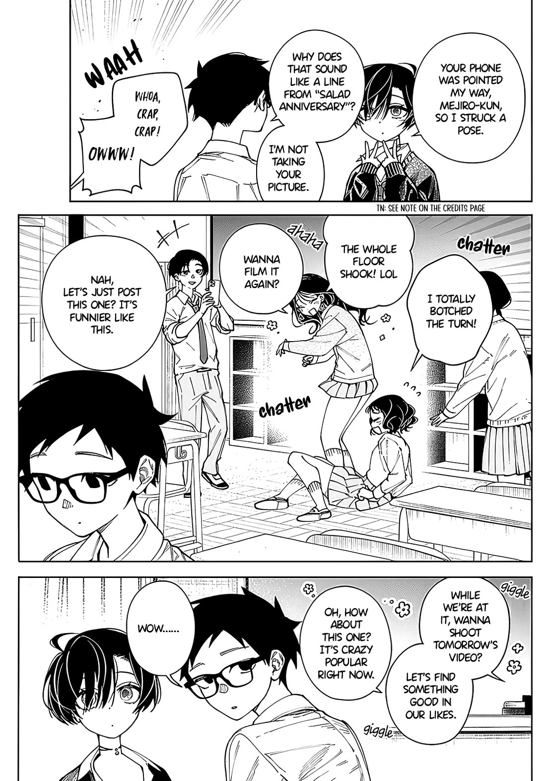Morino-san Just Won't Leave Me Be Chapter 5 page 3 - Chapter 5: Languid Dance Cover