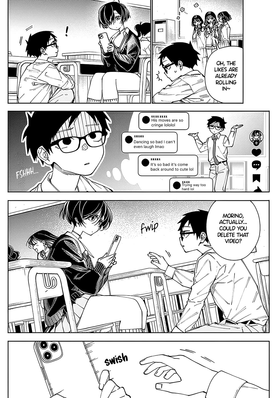 Morino-san Just Won't Leave Me Be Chapter 5 page 6 - Chapter 5: Languid Dance Cover