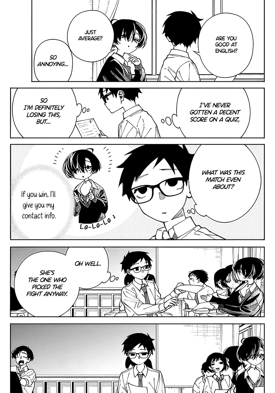 Morino-san Just Won't Leave Me Be Chapter 6 page 5 - Chapter 6: Languid Grading