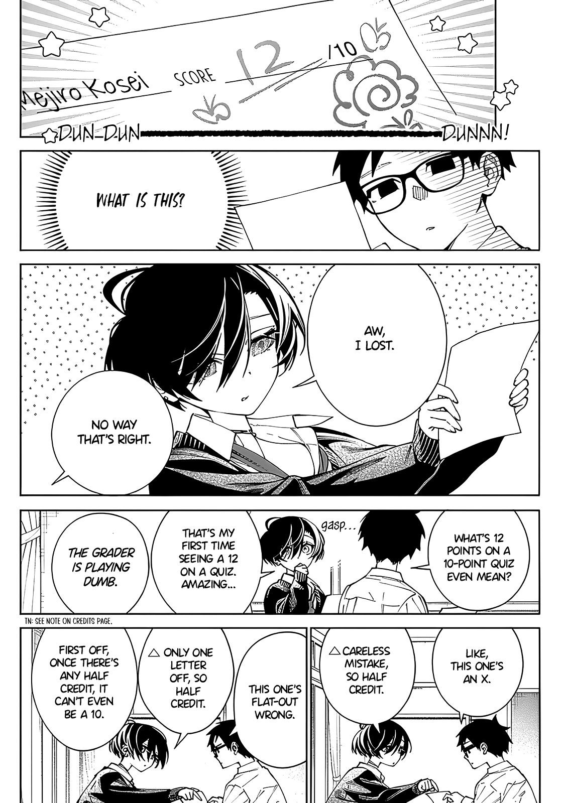 Morino-san Just Won't Leave Me Be Chapter 6 page 6 - Chapter 6: Languid Grading