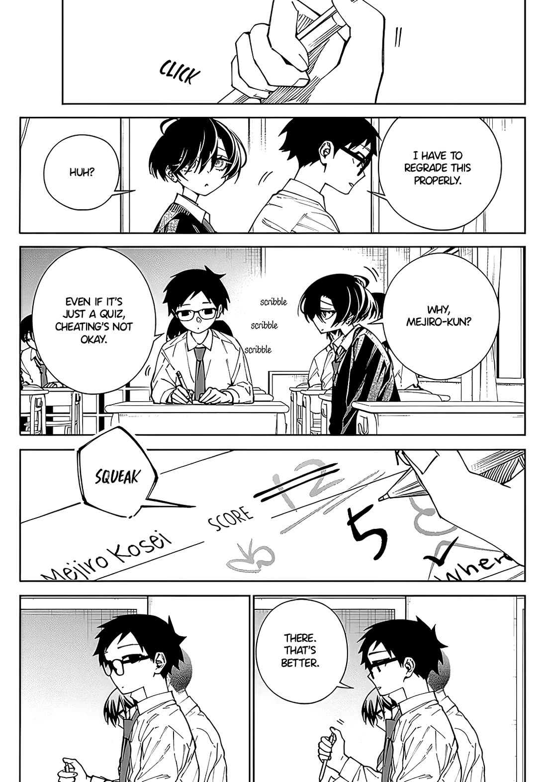 Morino-san Just Won't Leave Me Be Chapter 6 page 7 - Chapter 6: Languid Grading