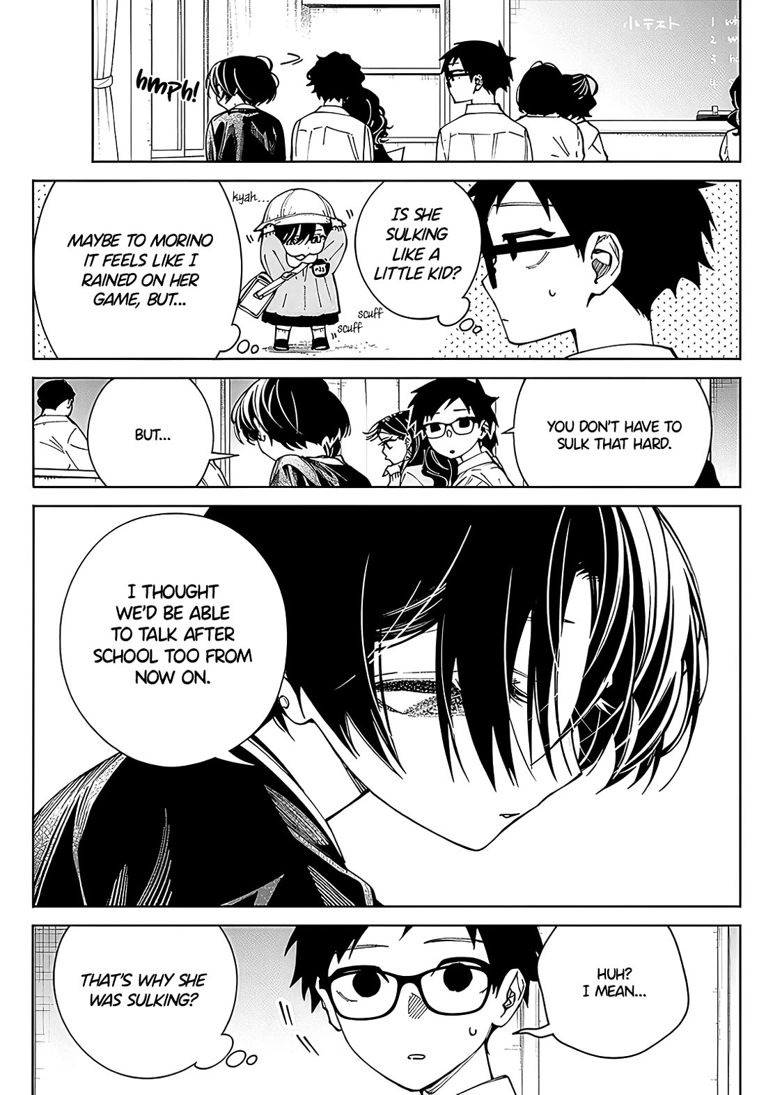 Morino-san Just Won't Leave Me Be Chapter 6 page 9 - Chapter 6: Languid Grading