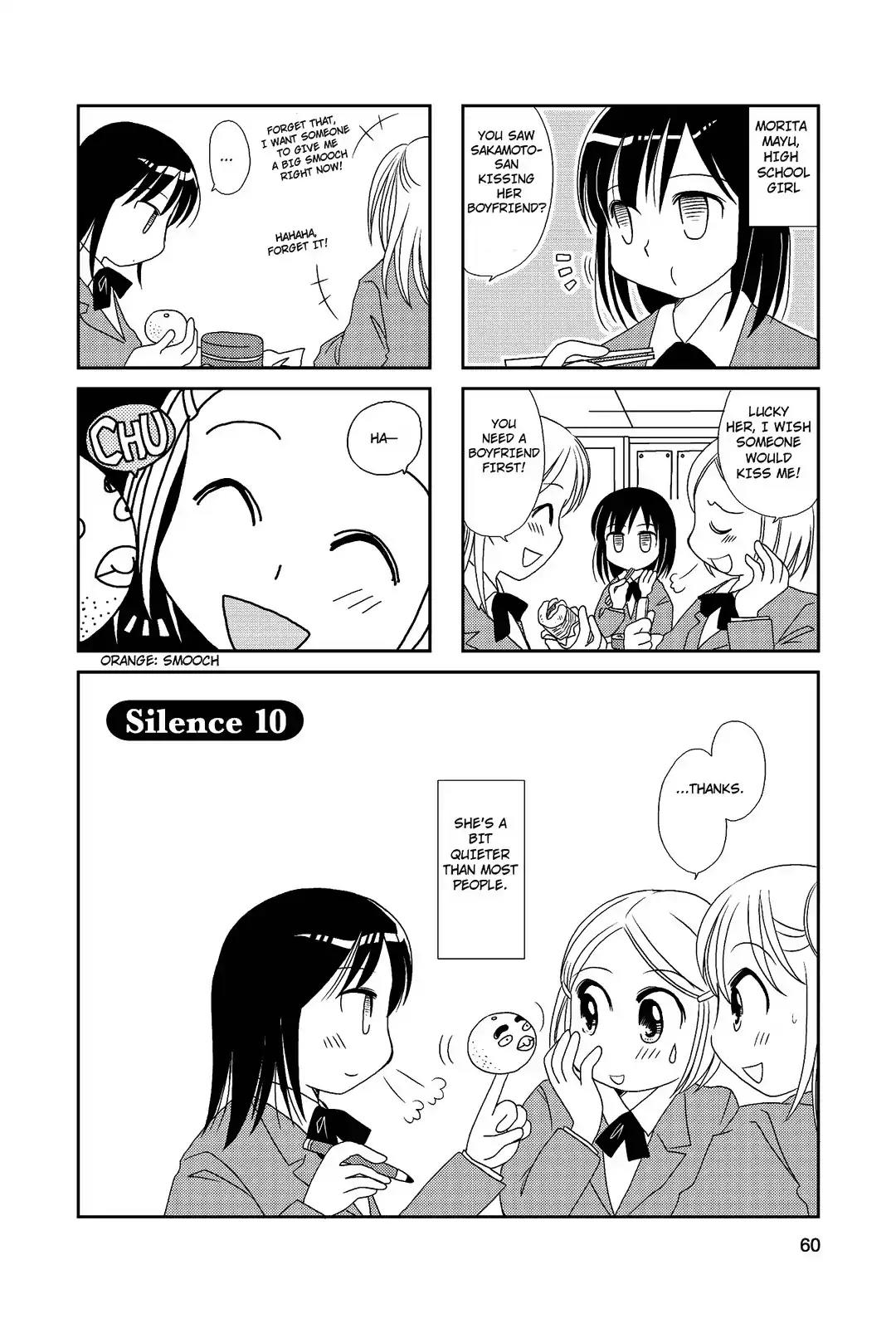 Morita-san wa Mukuchi Chapter 10 page 1 - Chapter 10