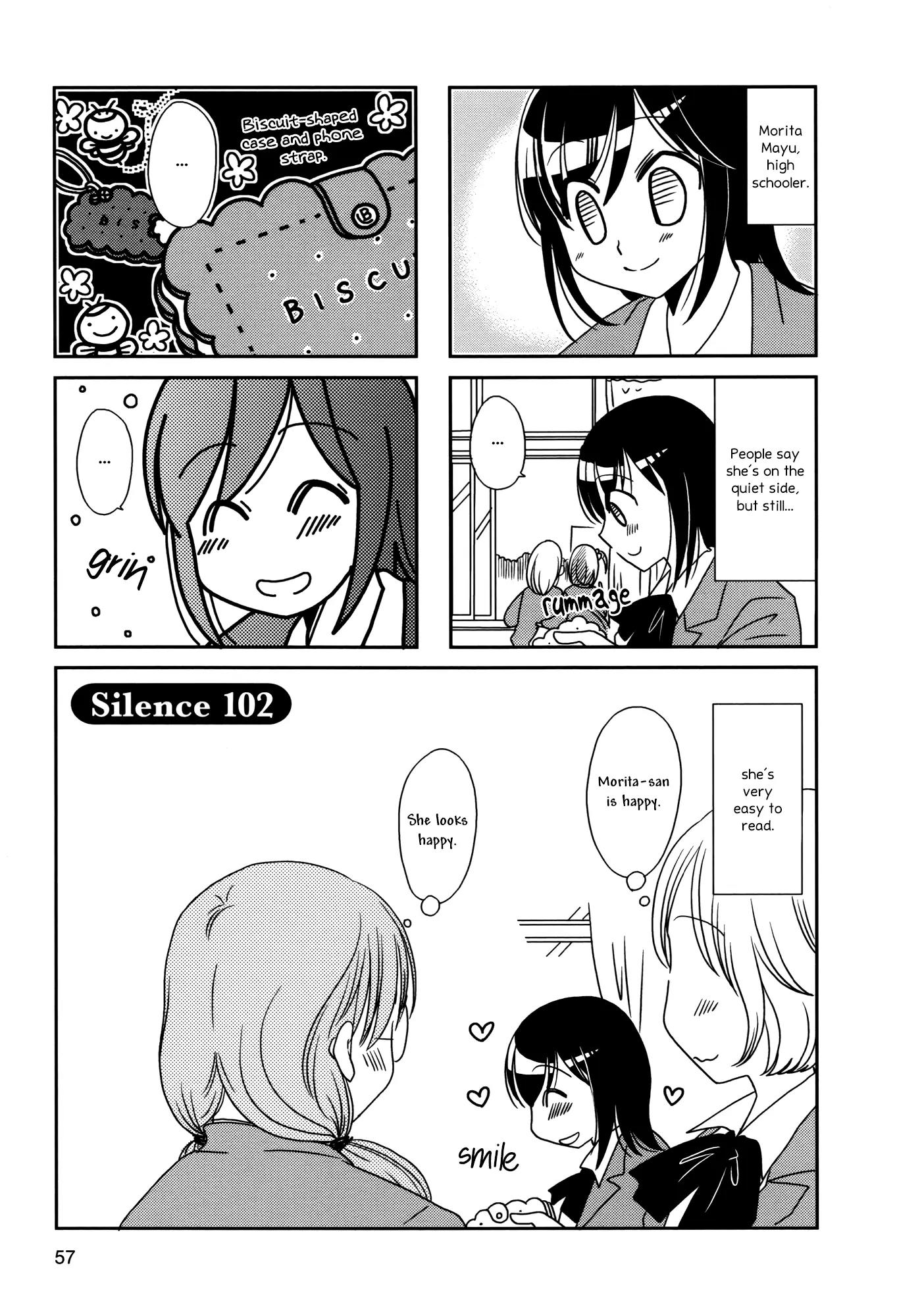 Morita-san wa Mukuchi Chapter 102 page 1 - Chapter 102